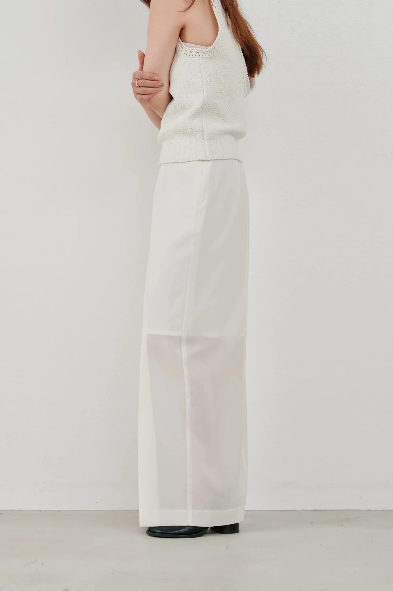 【Hella 2026 SPRING/SUMMER】sheer pencil skirt - Champdelarose