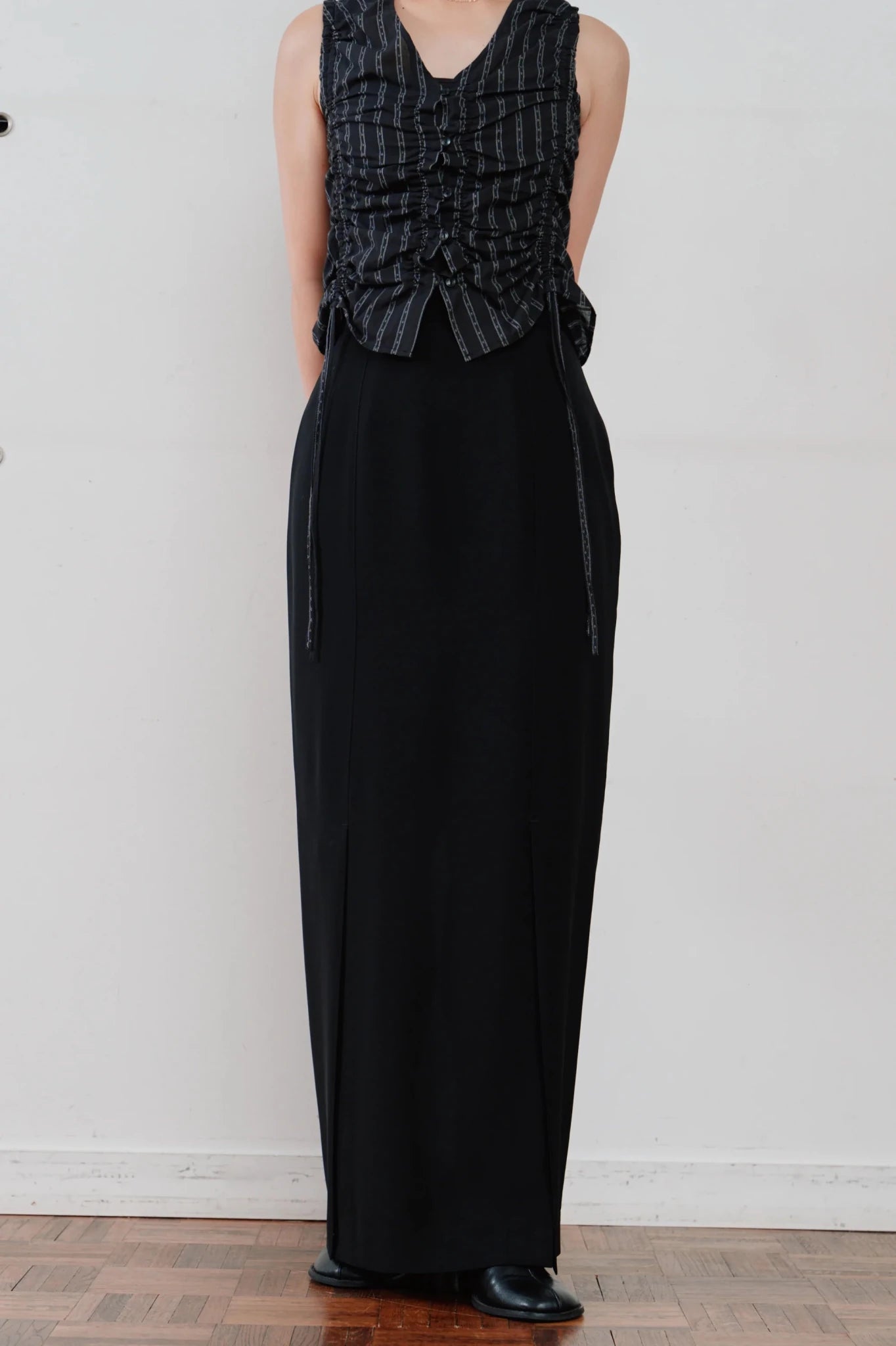 【Hella 2026 SPRING/SUMMER】sheer pencil skirt - Champdelarose