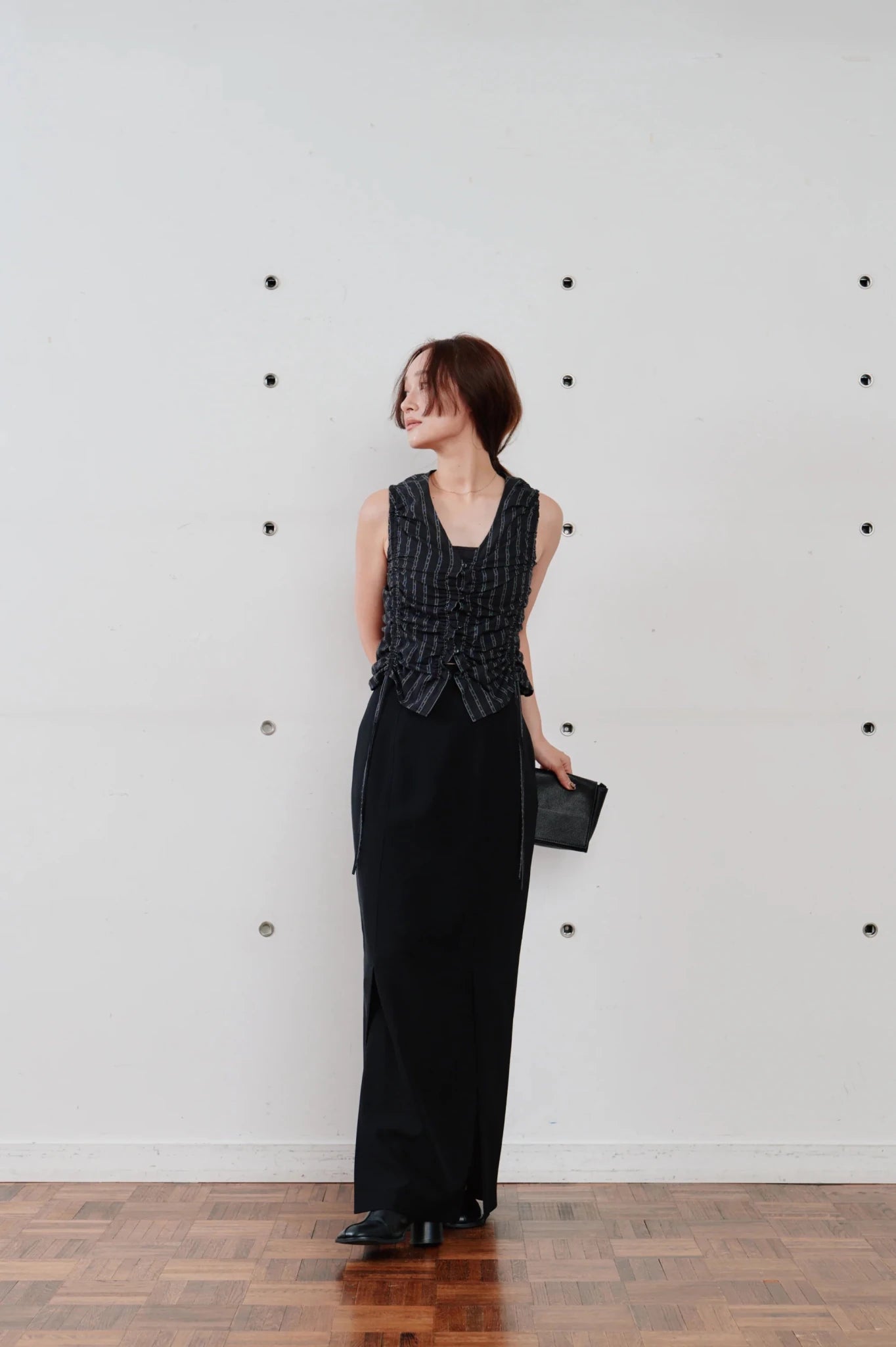 【Hella 2026 SPRING/SUMMER】sheer pencil skirt - Champdelarose
