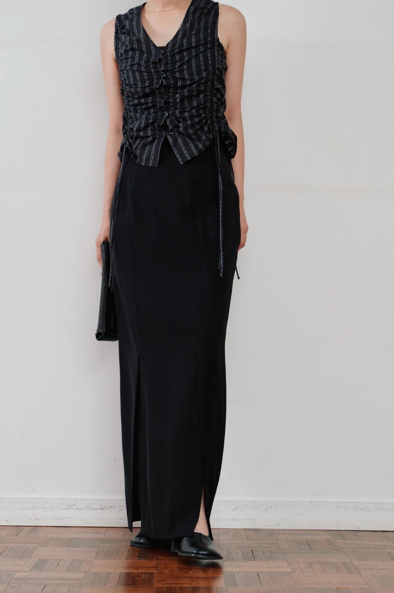 【Hella 2026 SPRING/SUMMER】sheer pencil skirt - Champdelarose