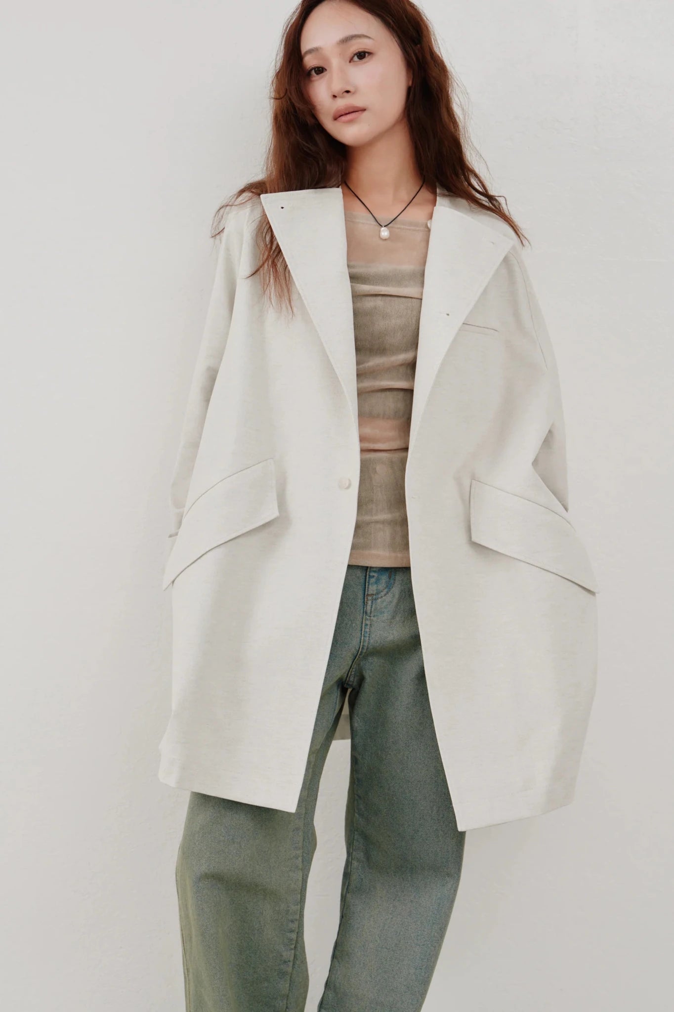 【Hella 2026 SPRING/SUMMER】sheltering dry half coat - Champdelarose