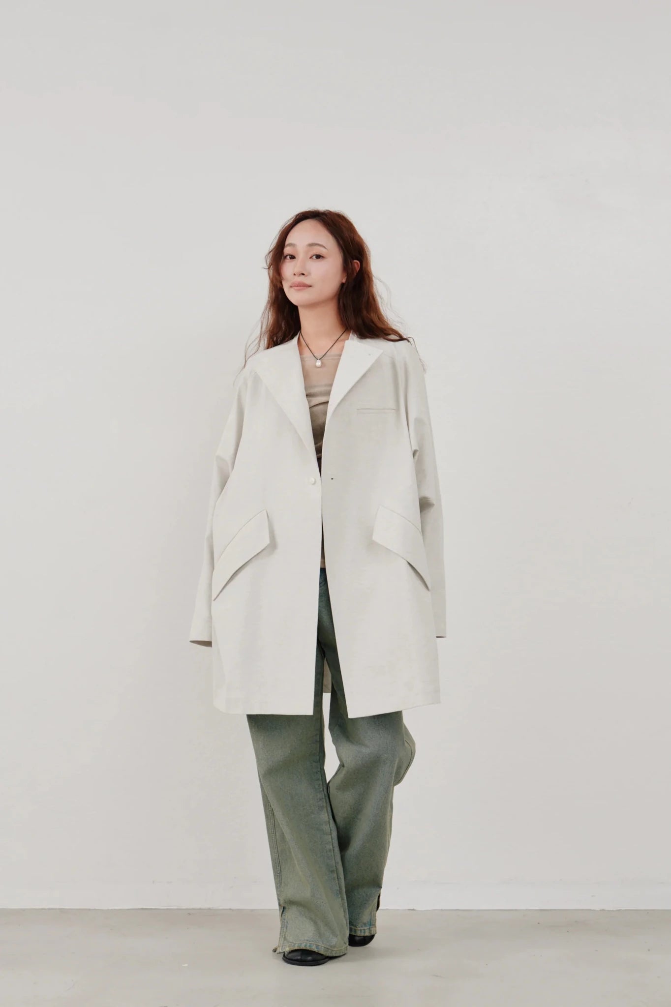 【Hella 2026 SPRING/SUMMER】sheltering dry half coat - Champdelarose