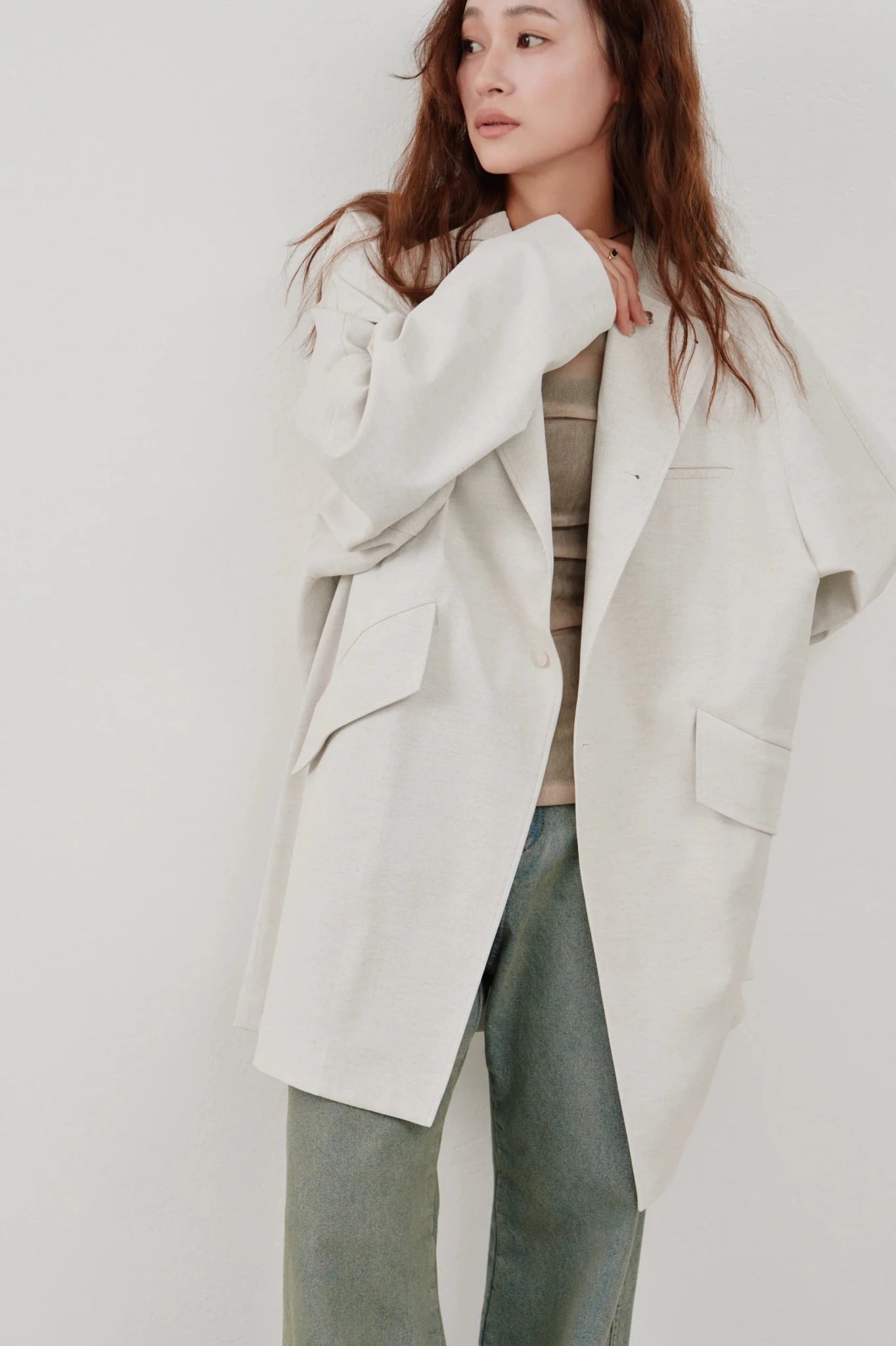 【Hella 2026 SPRING/SUMMER】sheltering dry half coat - Champdelarose