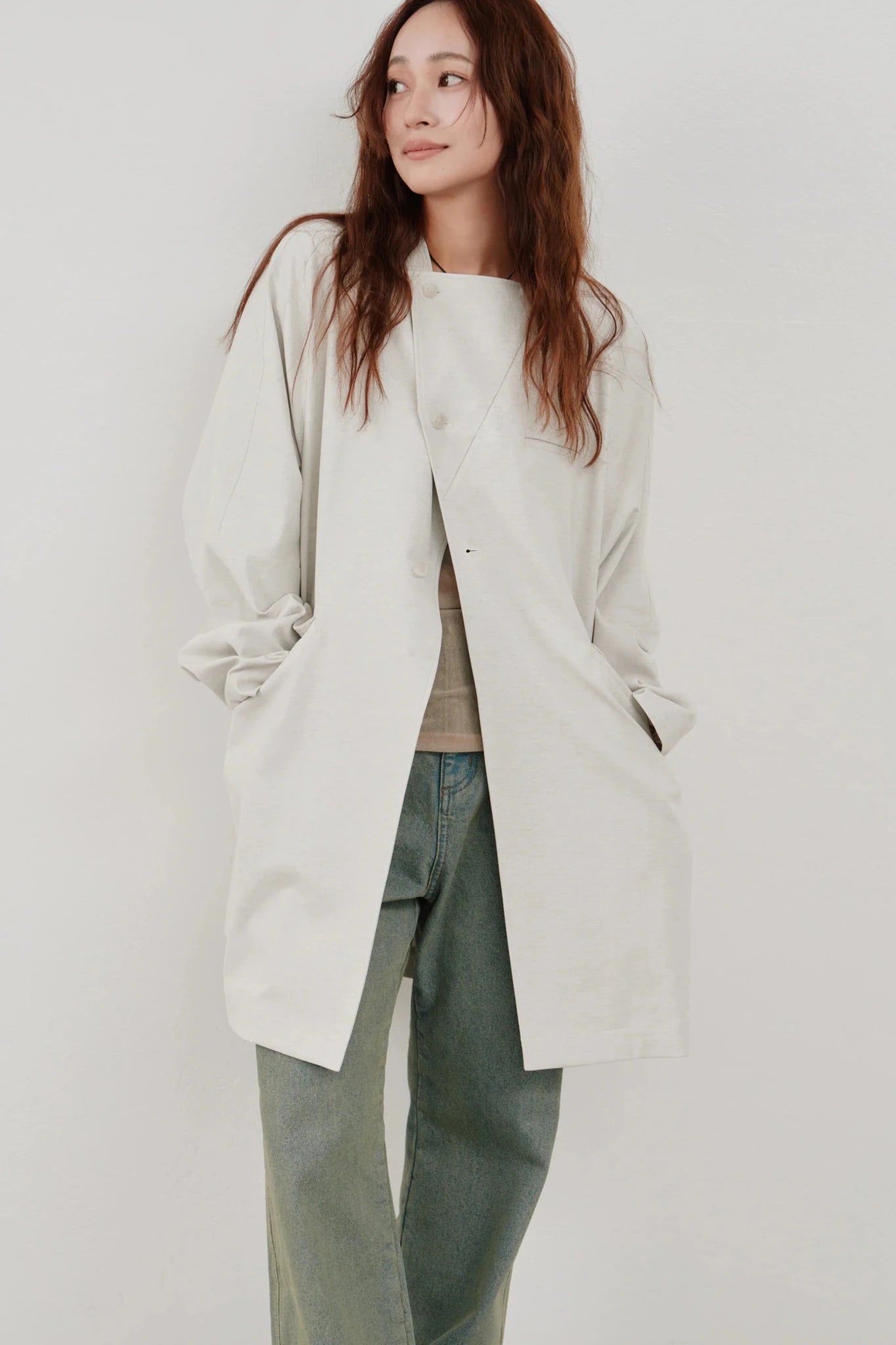 【Hella 2026 SPRING/SUMMER】sheltering dry half coat - Champdelarose