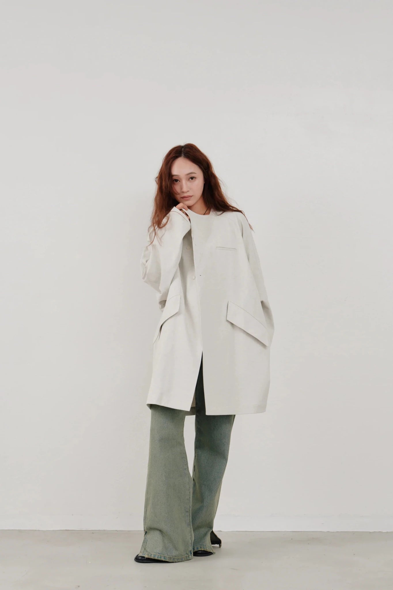 【Hella 2026 SPRING/SUMMER】sheltering dry half coat - Champdelarose