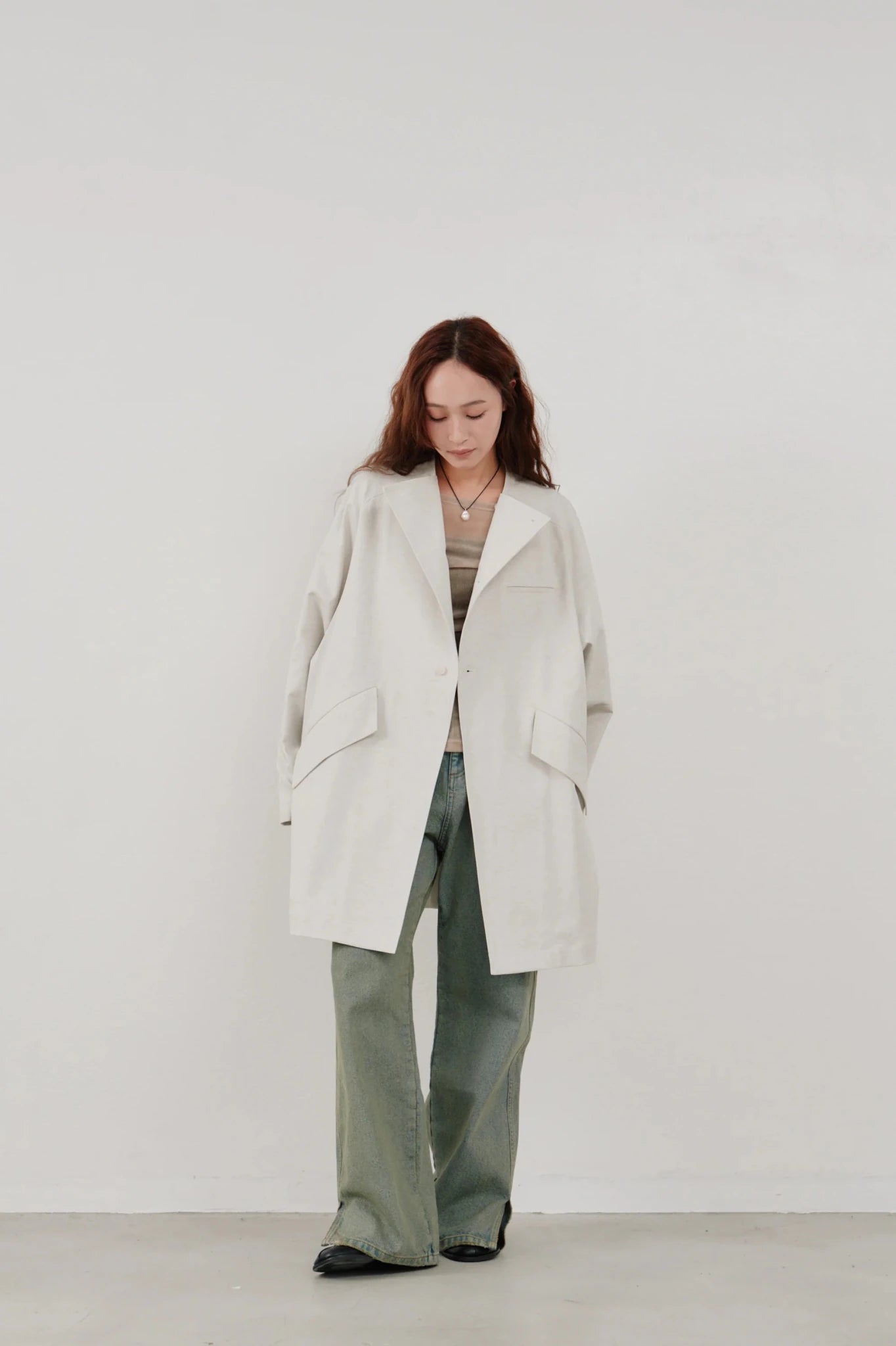 【Hella 2026 SPRING/SUMMER】sheltering dry half coat - Champdelarose