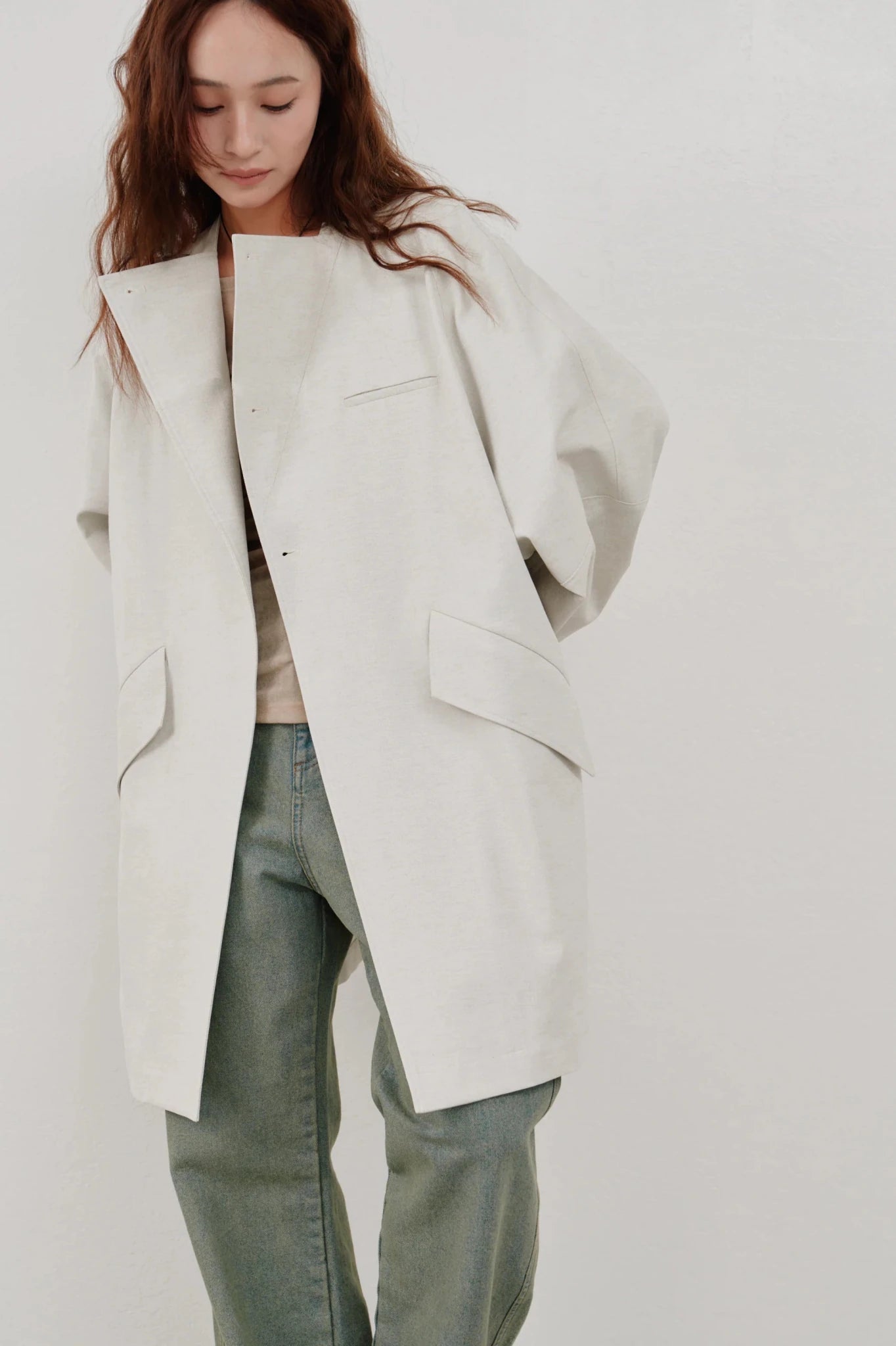【Hella 2026 SPRING/SUMMER】sheltering dry half coat - Champdelarose