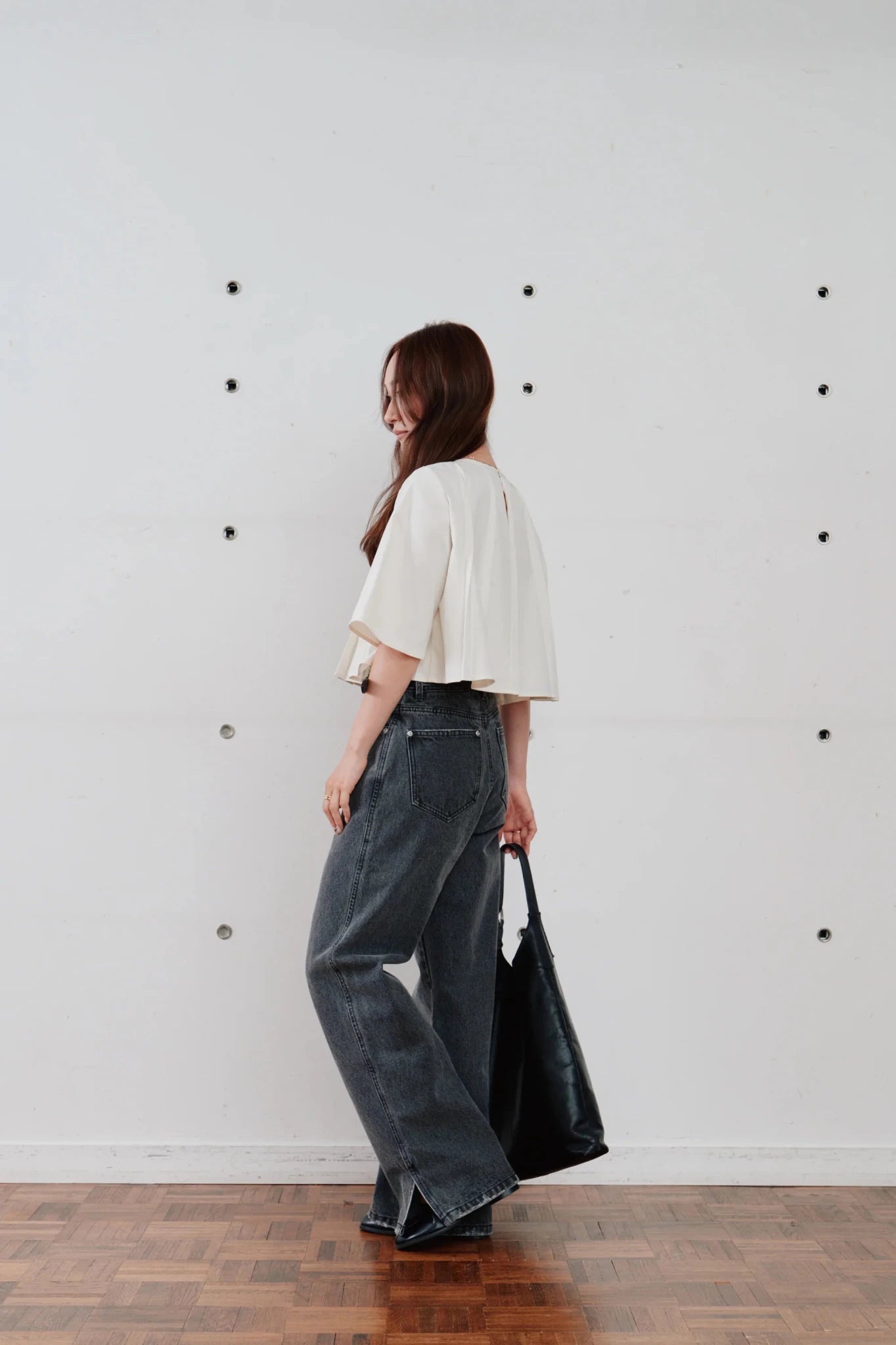 【Hella 2026 SPRING/SUMMER】side hem slit denim - Champdelarose