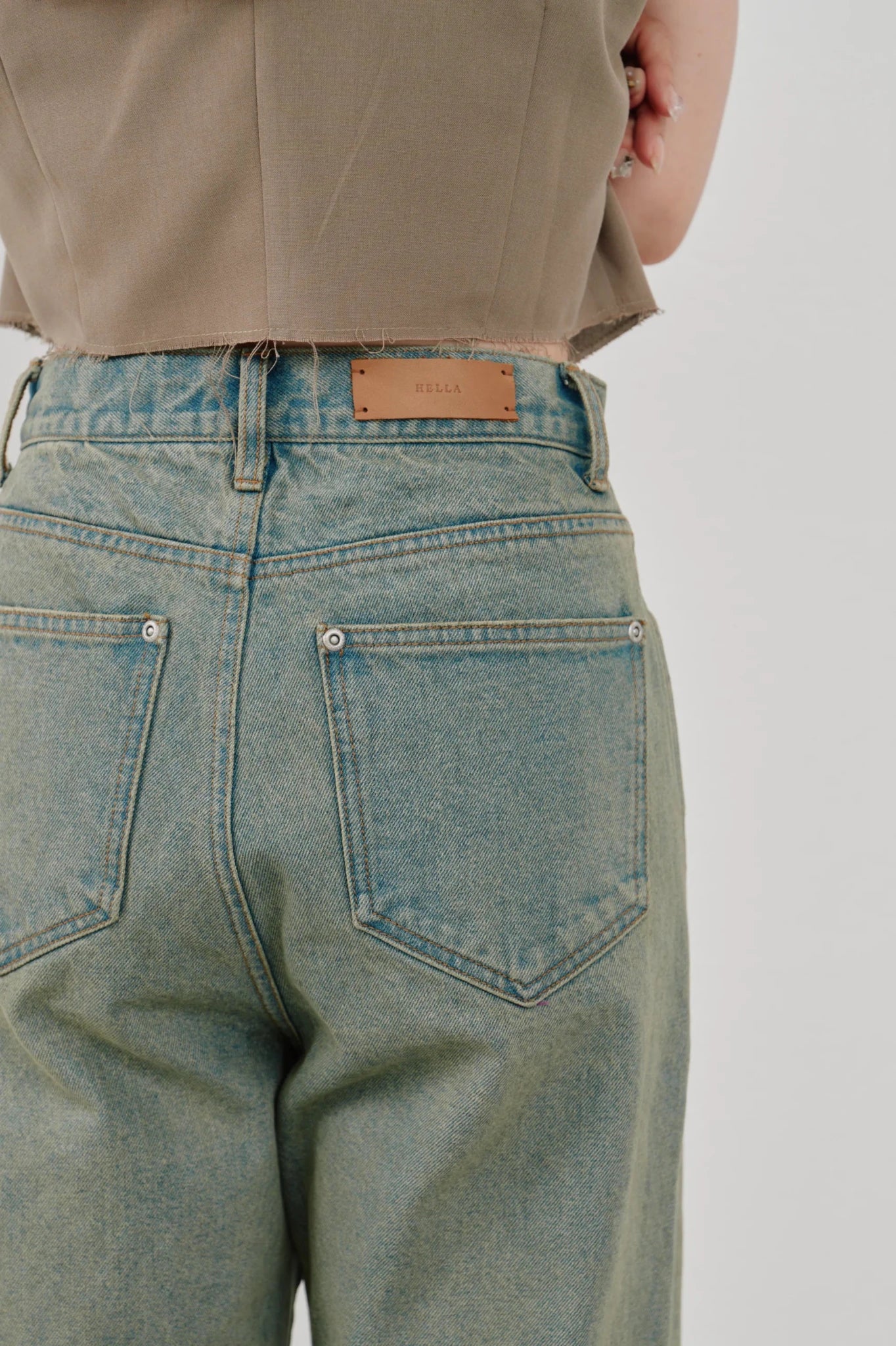 【Hella 2026 SPRING/SUMMER】side hem slit denim - Champdelarose