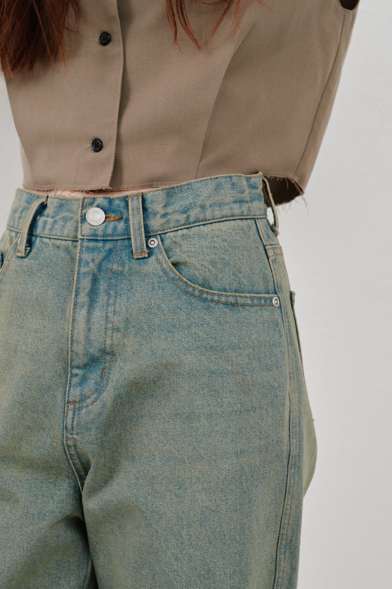 【Hella 2026 SPRING/SUMMER】side hem slit denim - Champdelarose