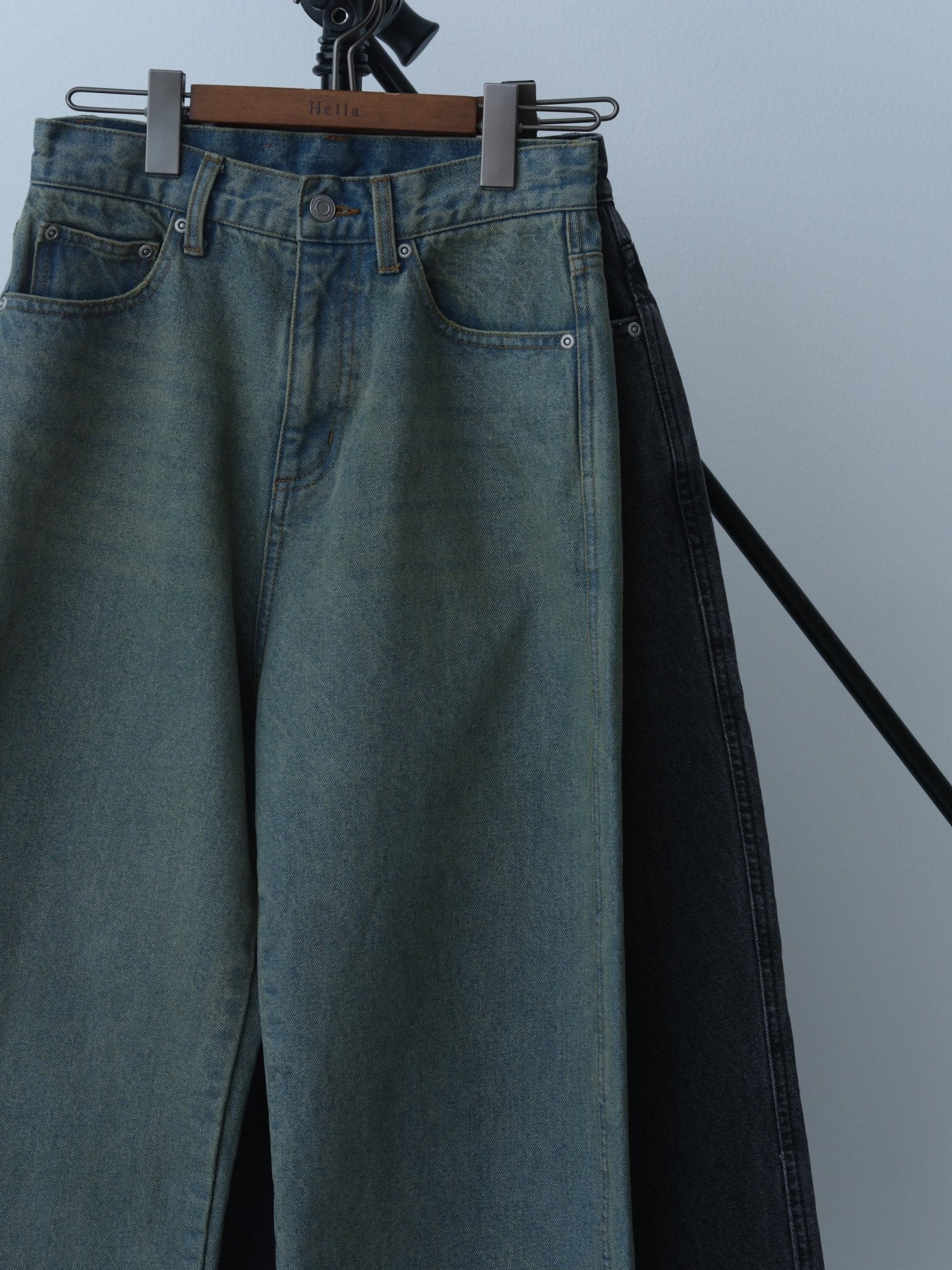 【Hella 2026 SPRING/SUMMER】side hem slit denim - Champdelarose