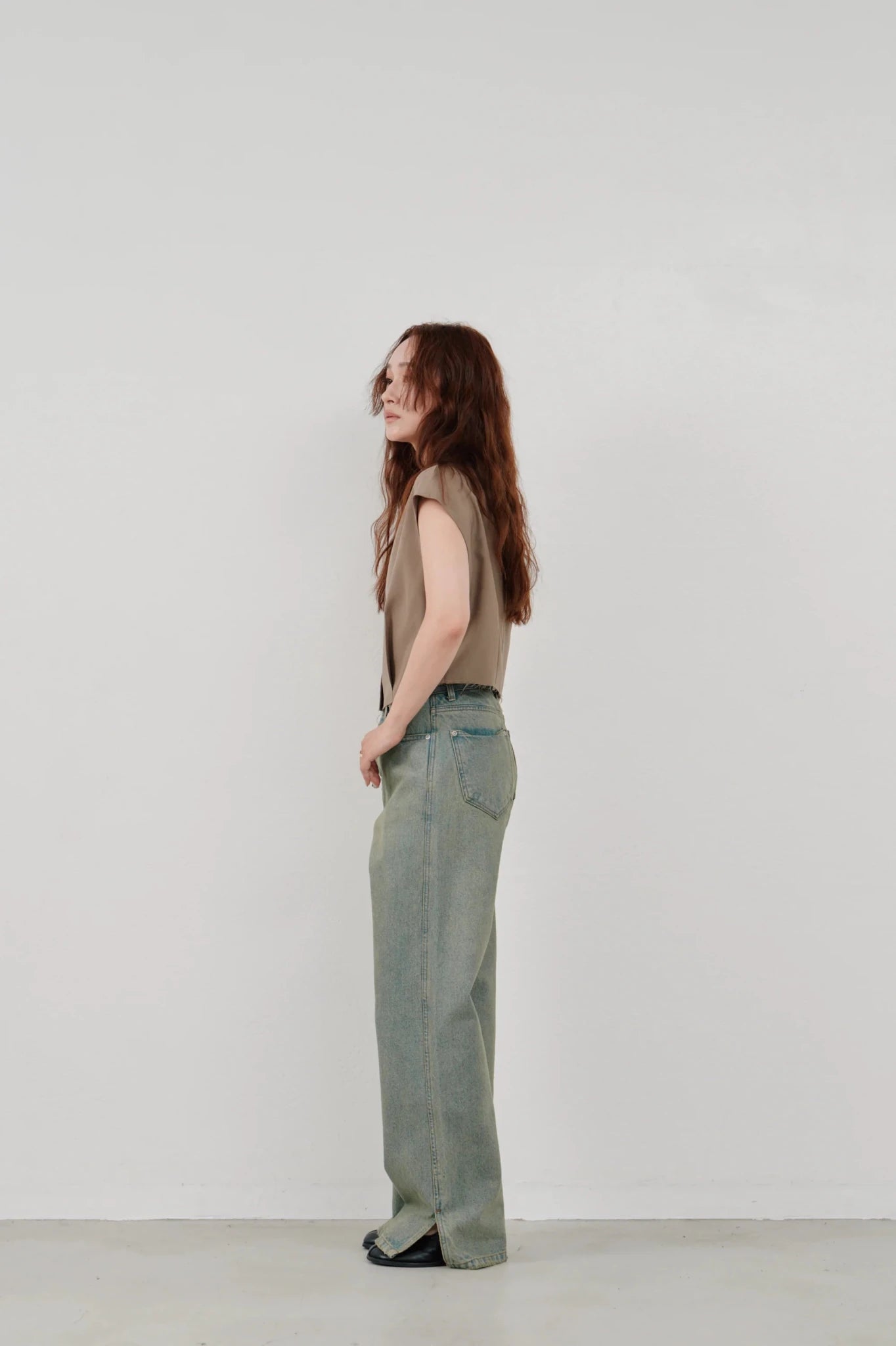 【Hella 2026 SPRING/SUMMER】side hem slit denim - Champdelarose