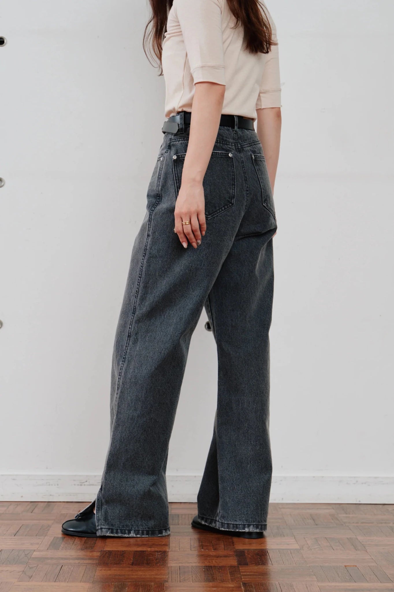 【Hella 2026 SPRING/SUMMER】side hem slit denim - Champdelarose