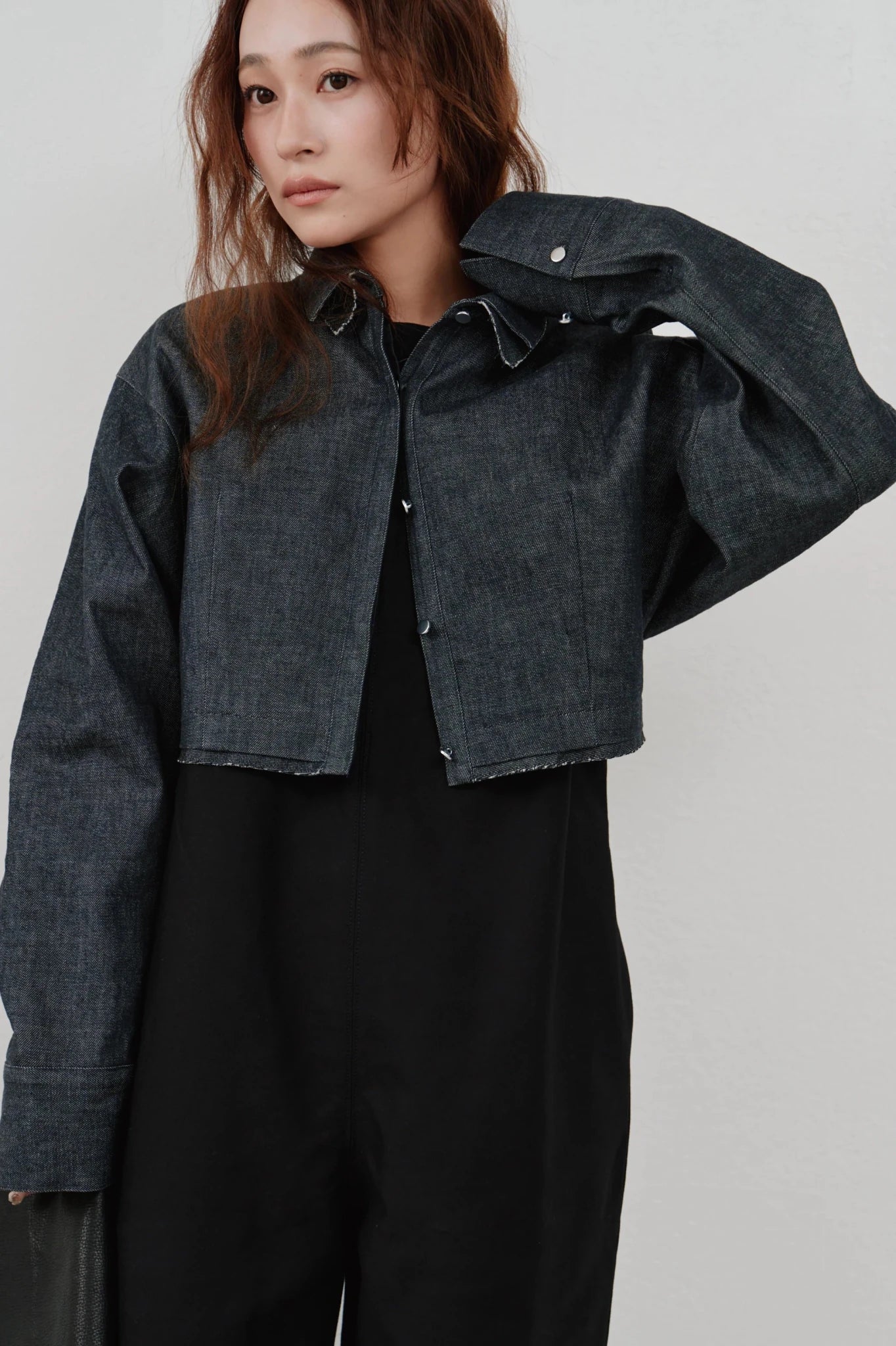 【Hella 2026 SPRING/SUMMER】snow denim blouson - Champdelarose
