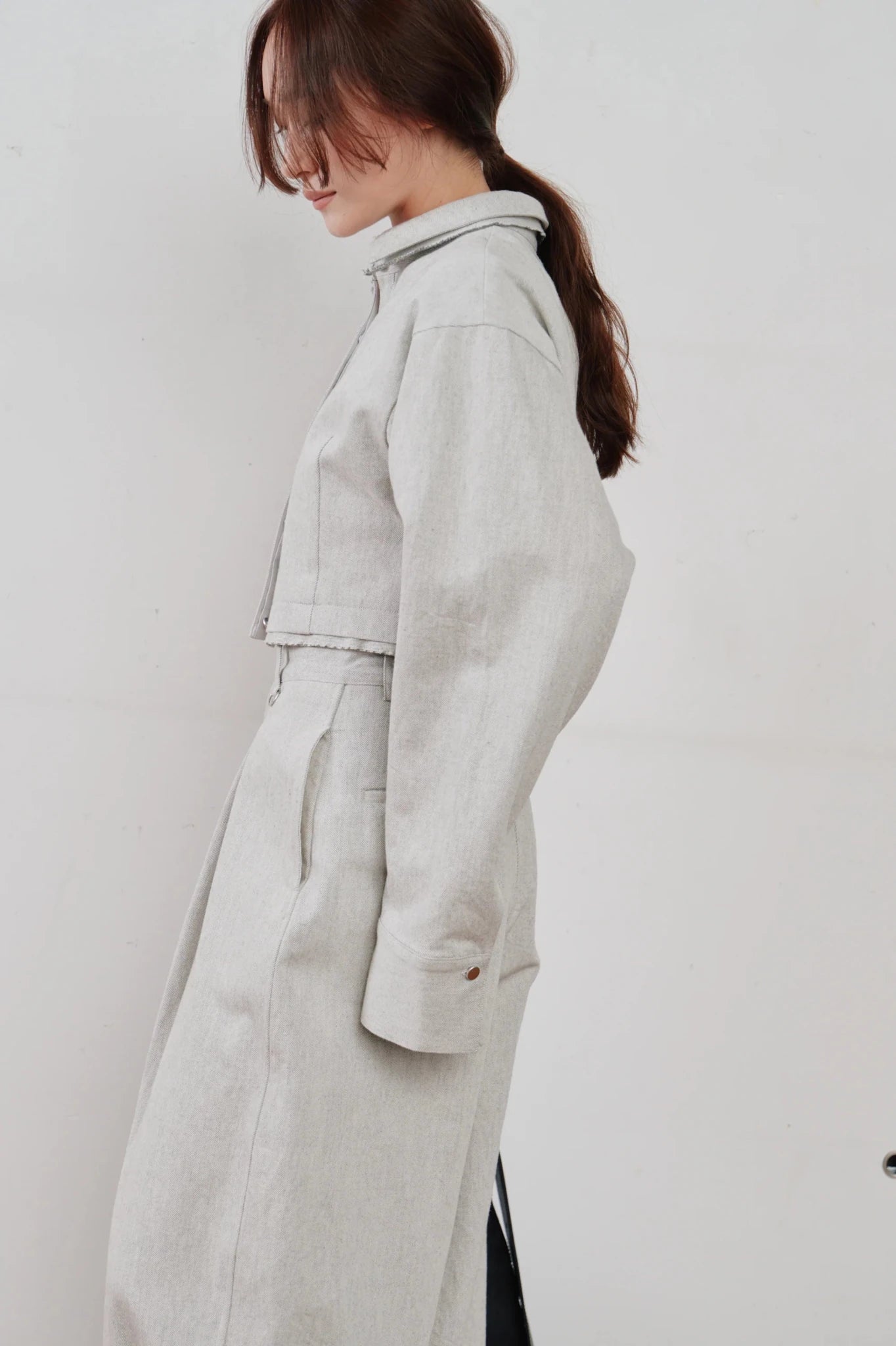【Hella 2026 SPRING/SUMMER】snow denim blouson - Champdelarose