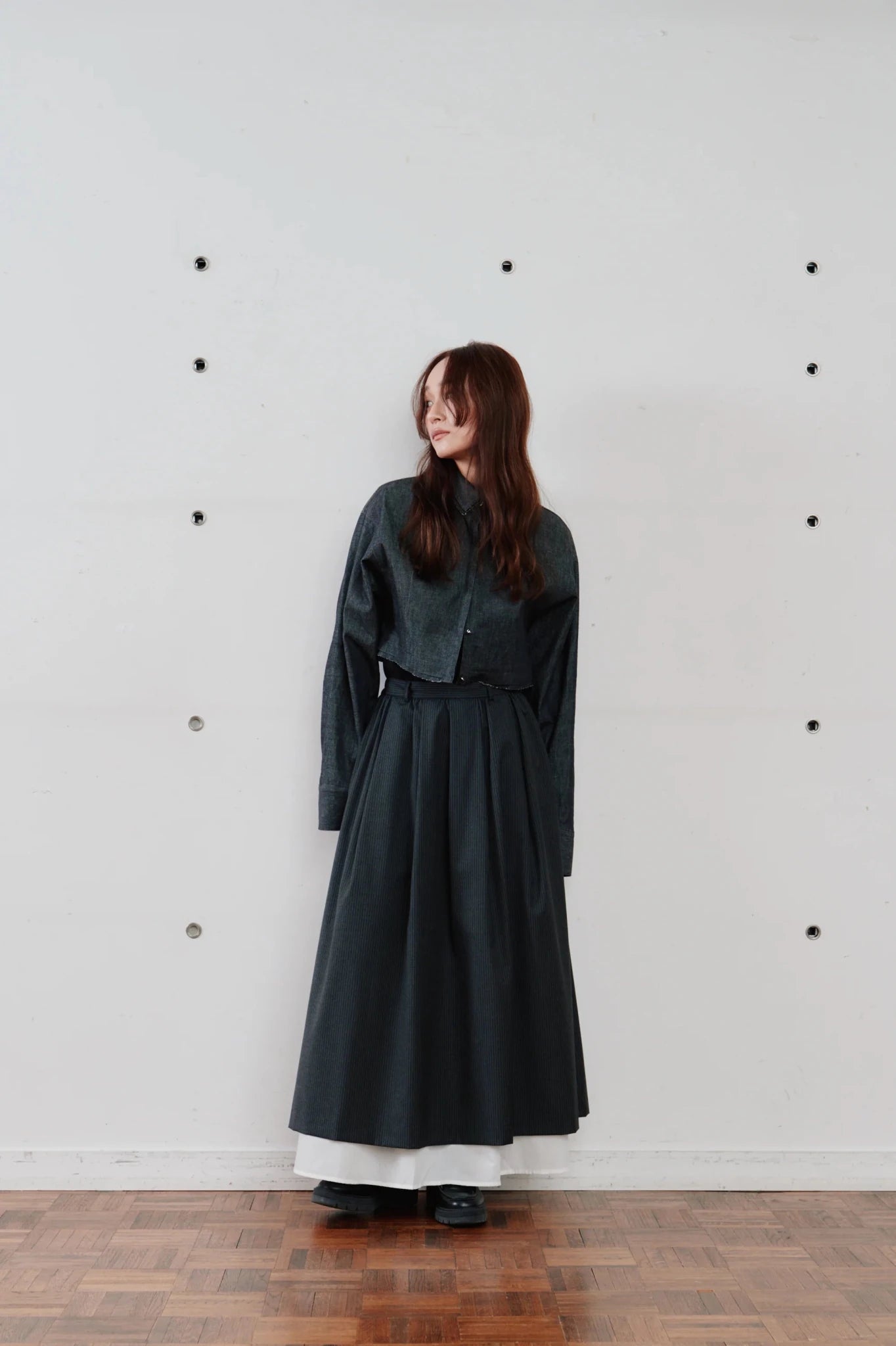 【Hella 2026 SPRING/SUMMER】snow denim blouson - Champdelarose
