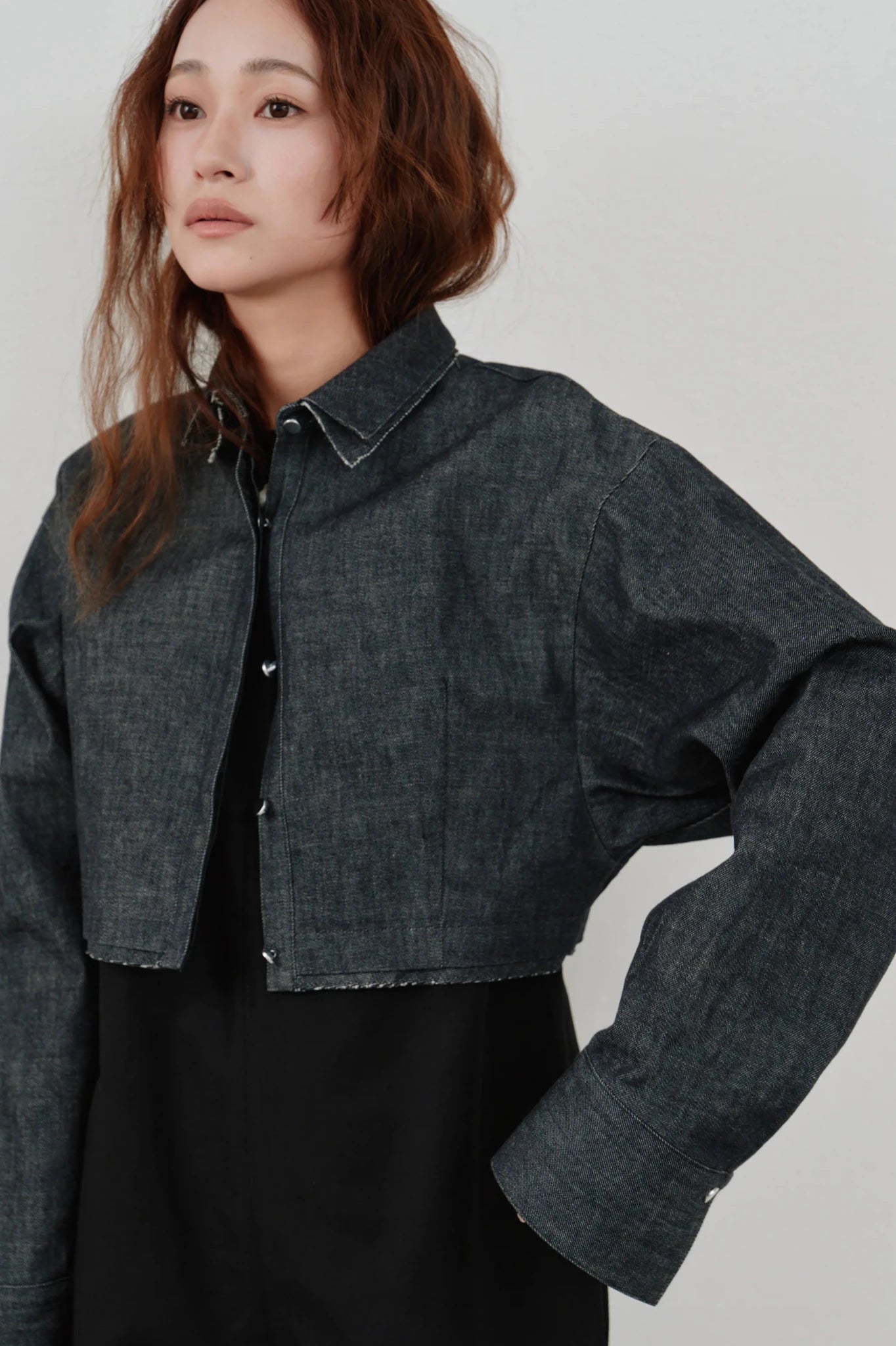 【Hella 2026 SPRING/SUMMER】snow denim blouson - Champdelarose