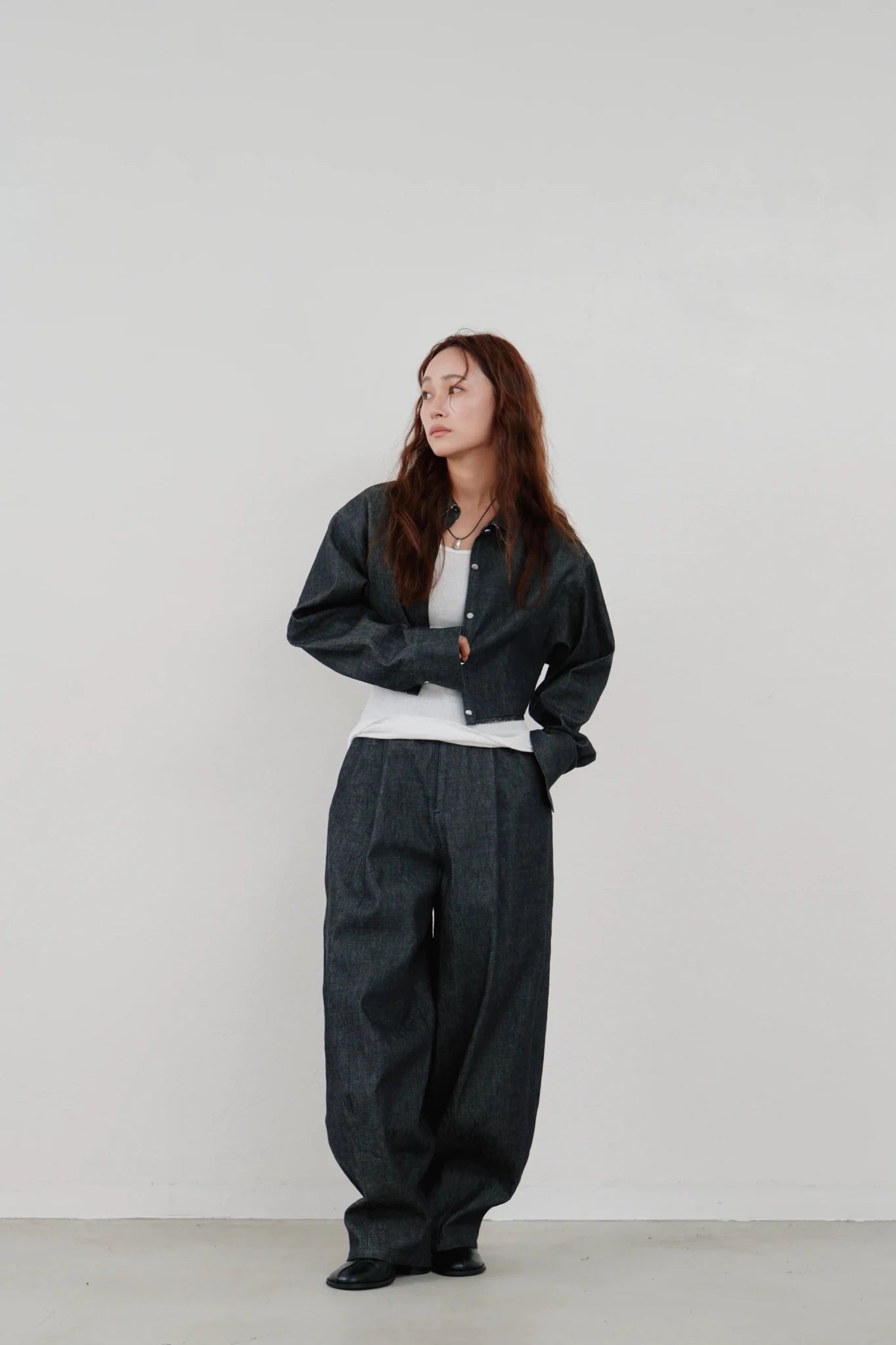 【Hella 2026 SPRING/SUMMER】snow denim pants - Champdelarose