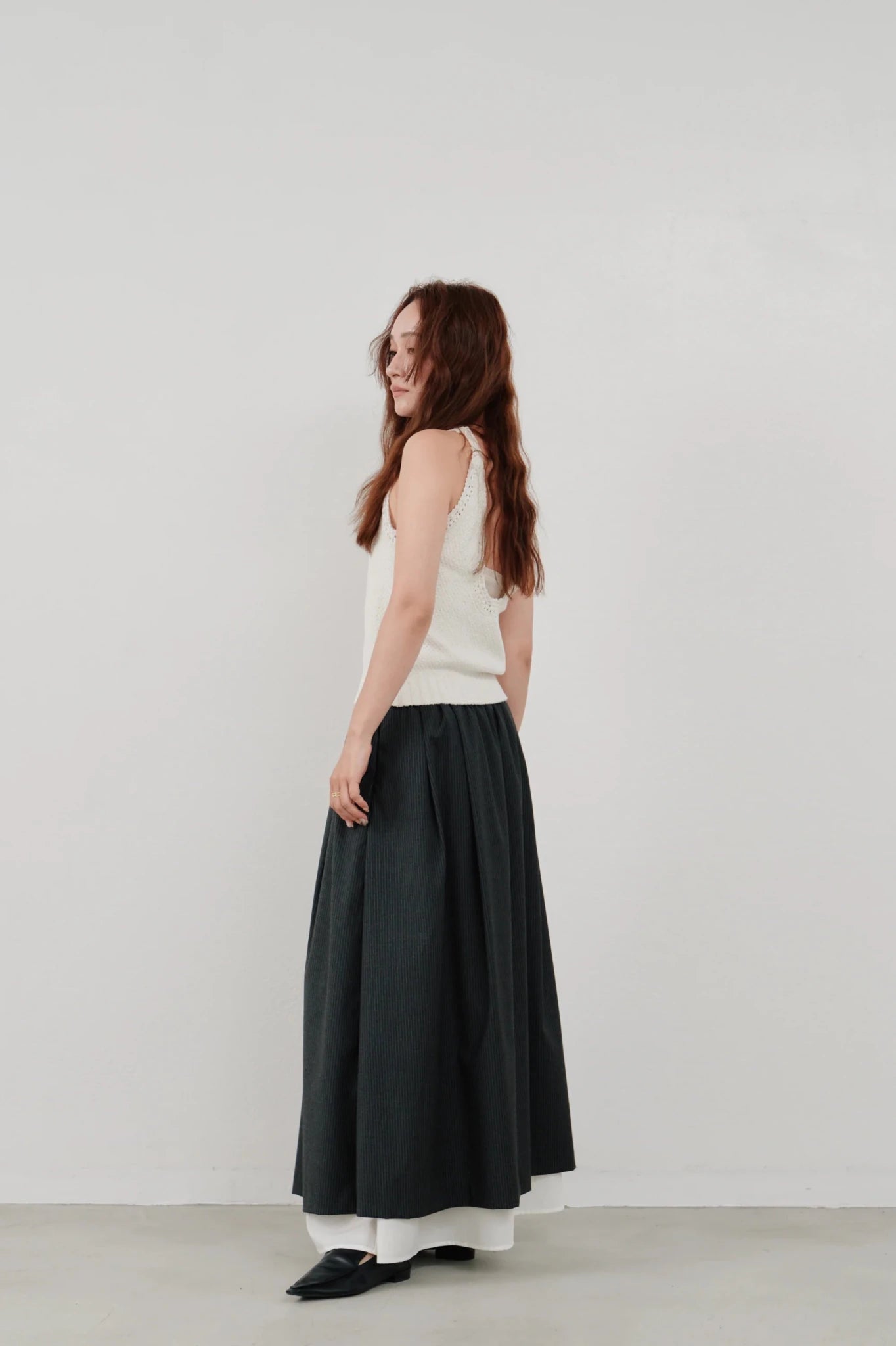 【Hella 2026 SPRING/SUMMER】striped layered skirt - Champdelarose