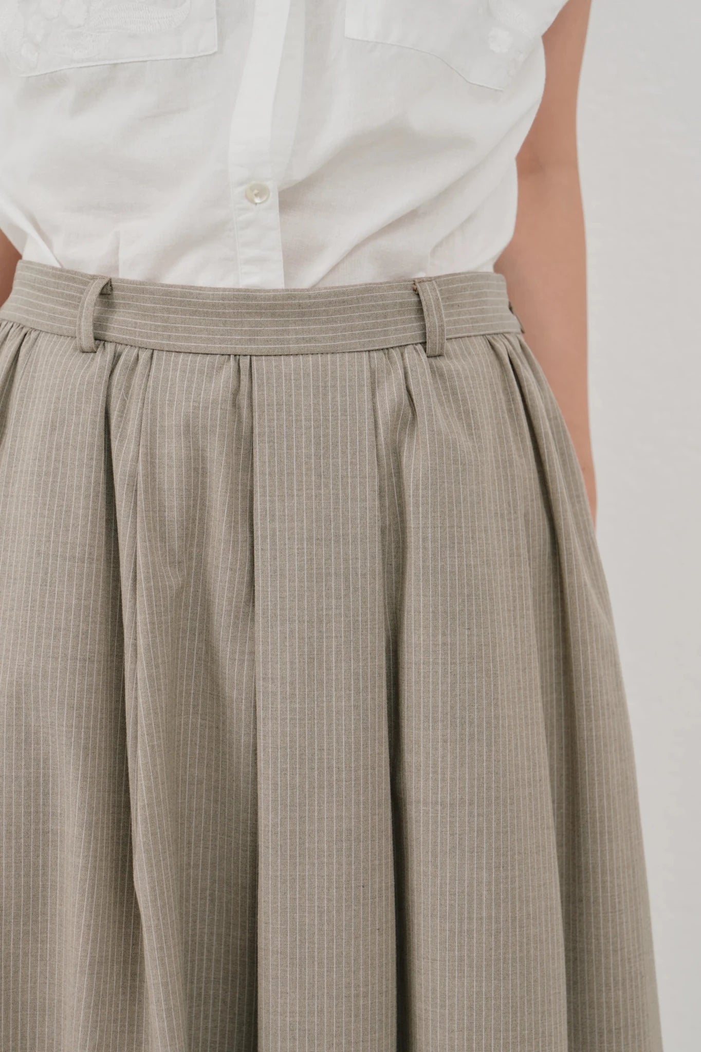 【Hella 2026 SPRING/SUMMER】striped layered skirt - Champdelarose