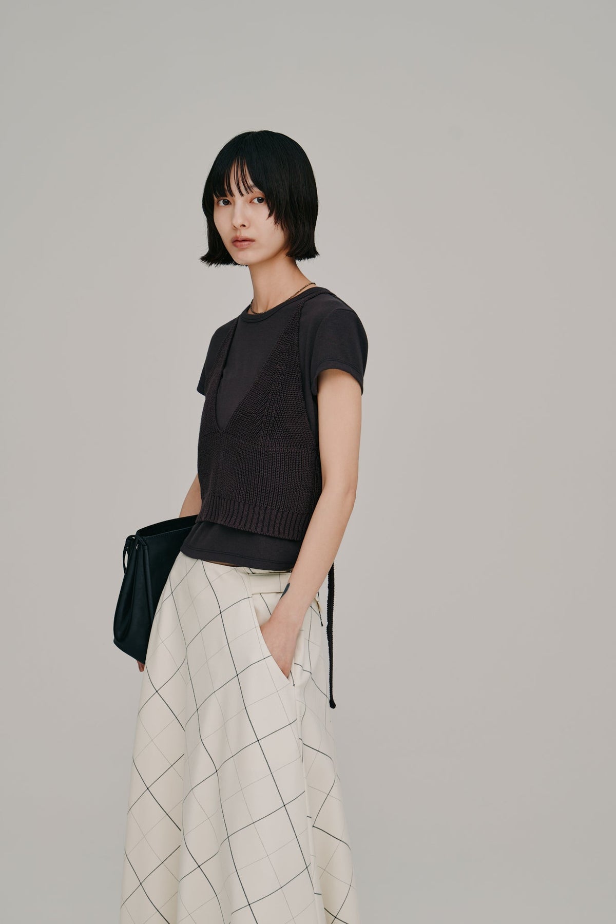 【Hella 2027 SS】compact rib tee - 4月下旬頃発送 - Champdelarose