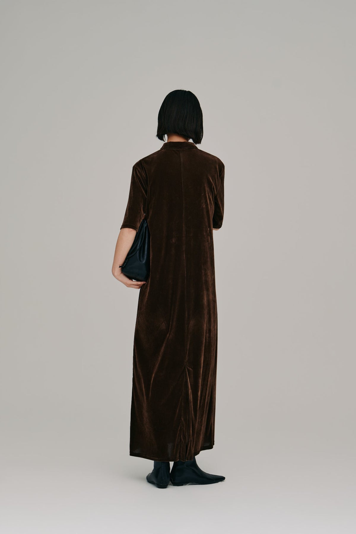 【Hella 2027 SS】flocked tulle keyhole dress - 3月下旬頃発送 - Champdelarose