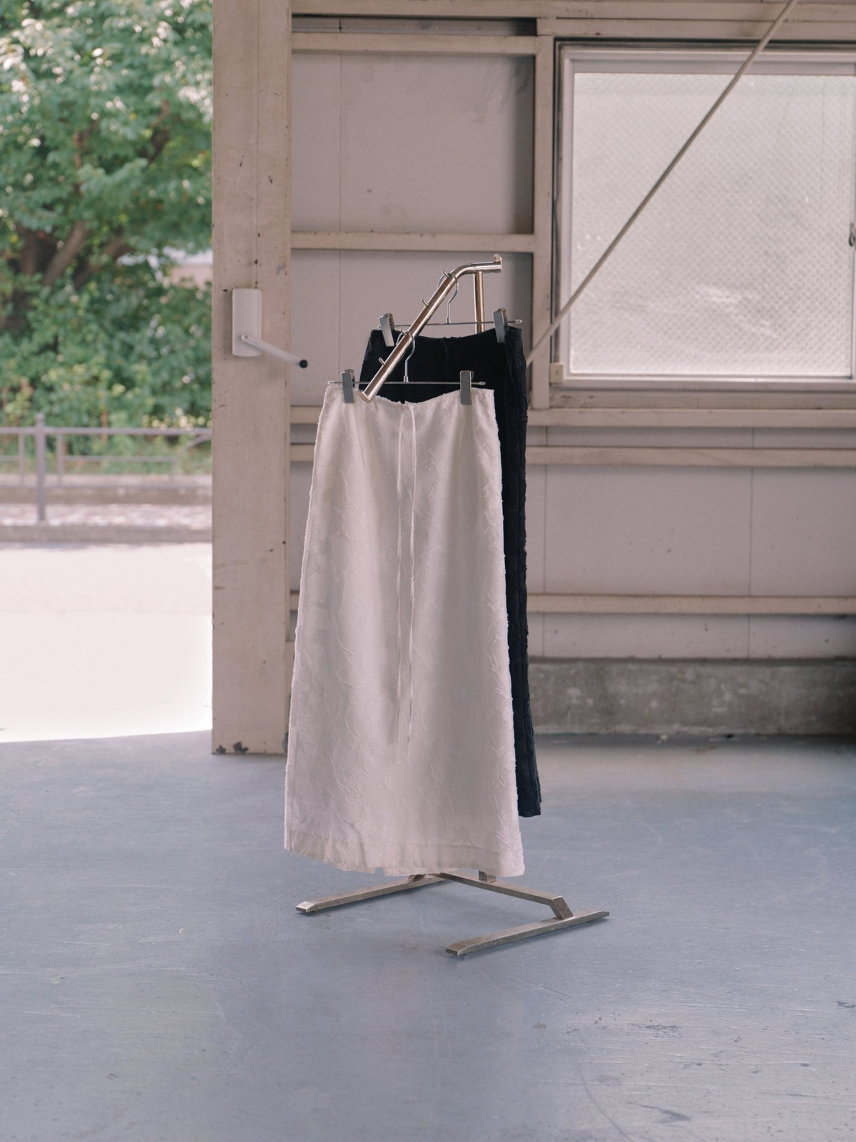 【Hella 2027 SS】flower jacquard skirt - 5月下旬頃発送 - Champdelarose