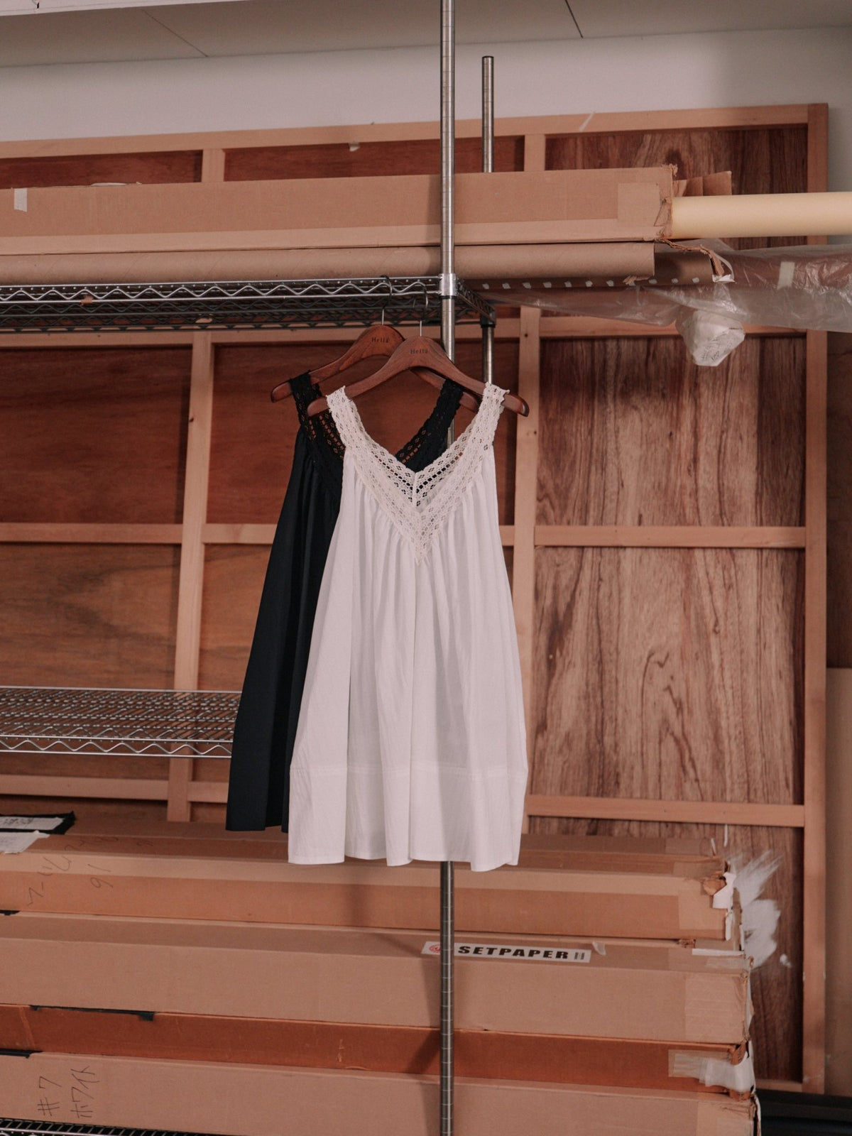 【Hella 2027 SS】lace trim gather tunic - 3月下旬頃発送 - Champdelarose