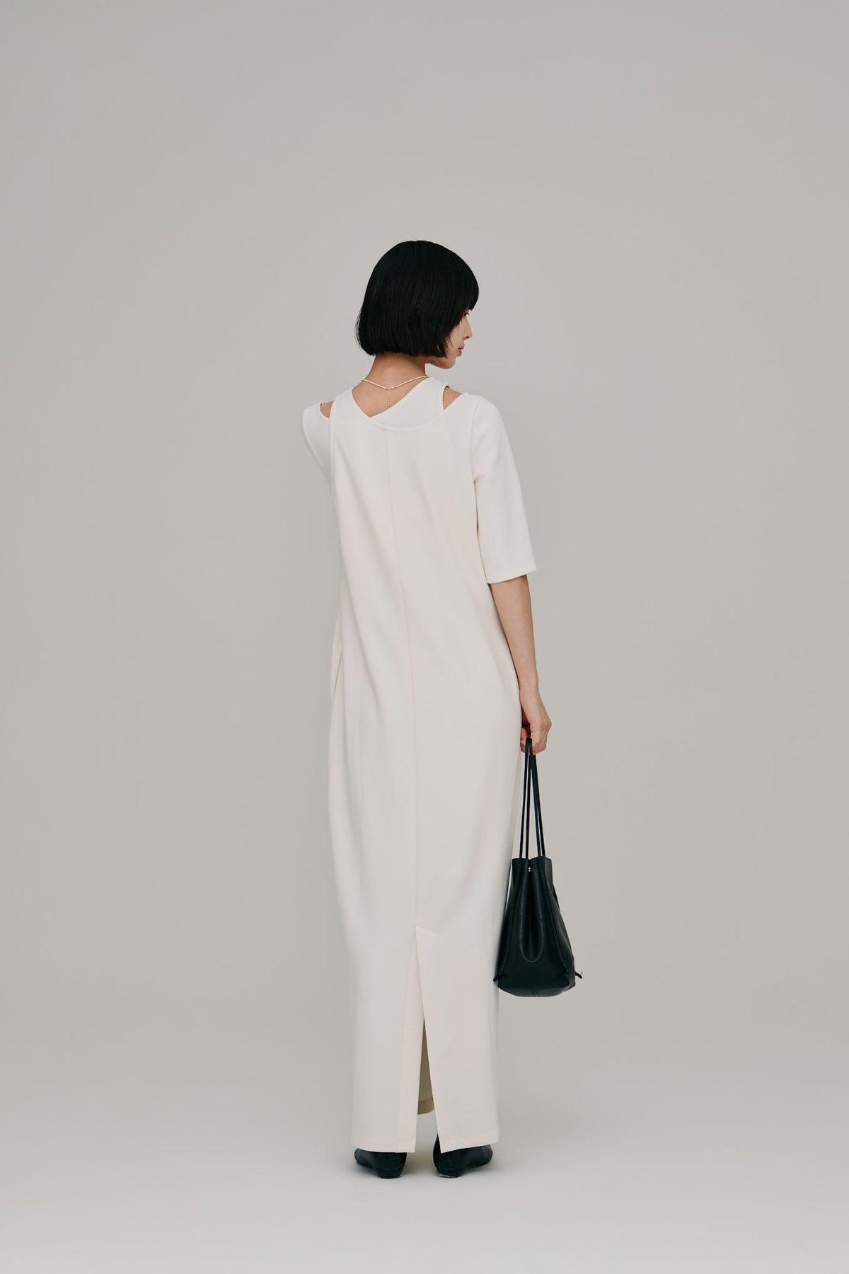 【Hella 2027 SS】layered half sleeve dress - 4月下旬頃発送 - Champdelarose