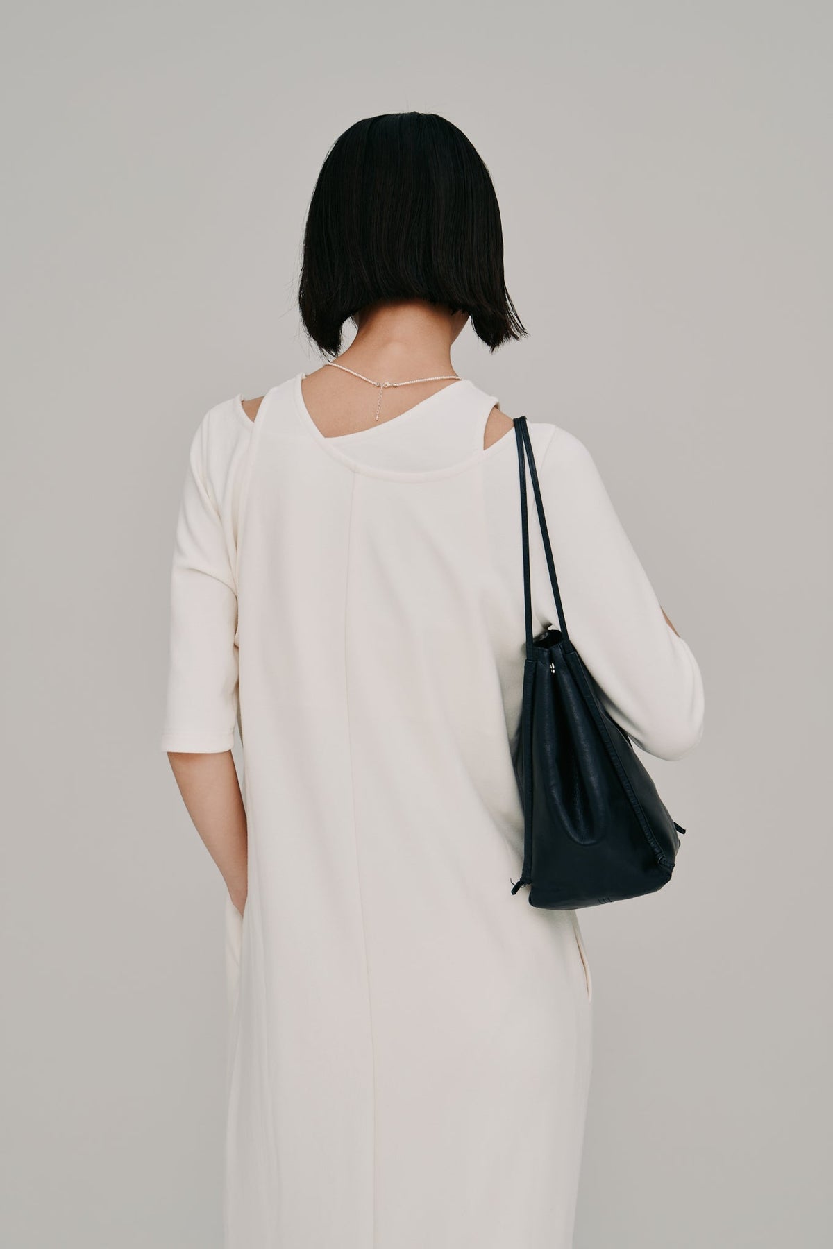 【Hella 2027 SS】layered half sleeve dress - 4月下旬頃発送 - Champdelarose