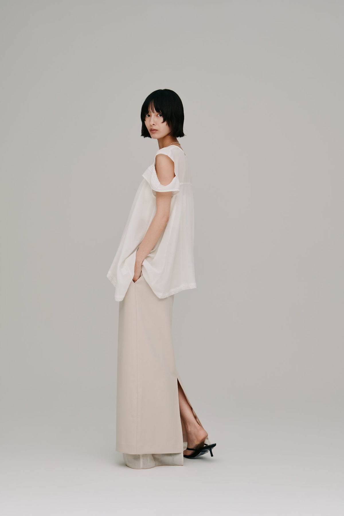 【Hella 2027 SS】layered tight skirt - 3月下旬頃発送 - Champdelarose