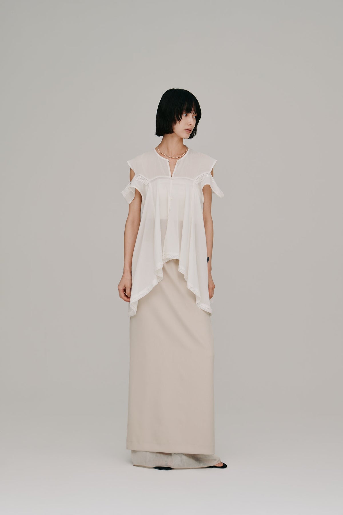 【Hella 2027 SS】layered tight skirt - 3月下旬頃発送 - Champdelarose
