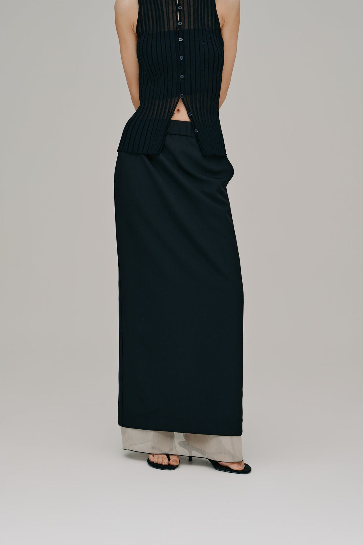 【Hella 2027 SS】layered tight skirt - 3月下旬頃発送 - Champdelarose