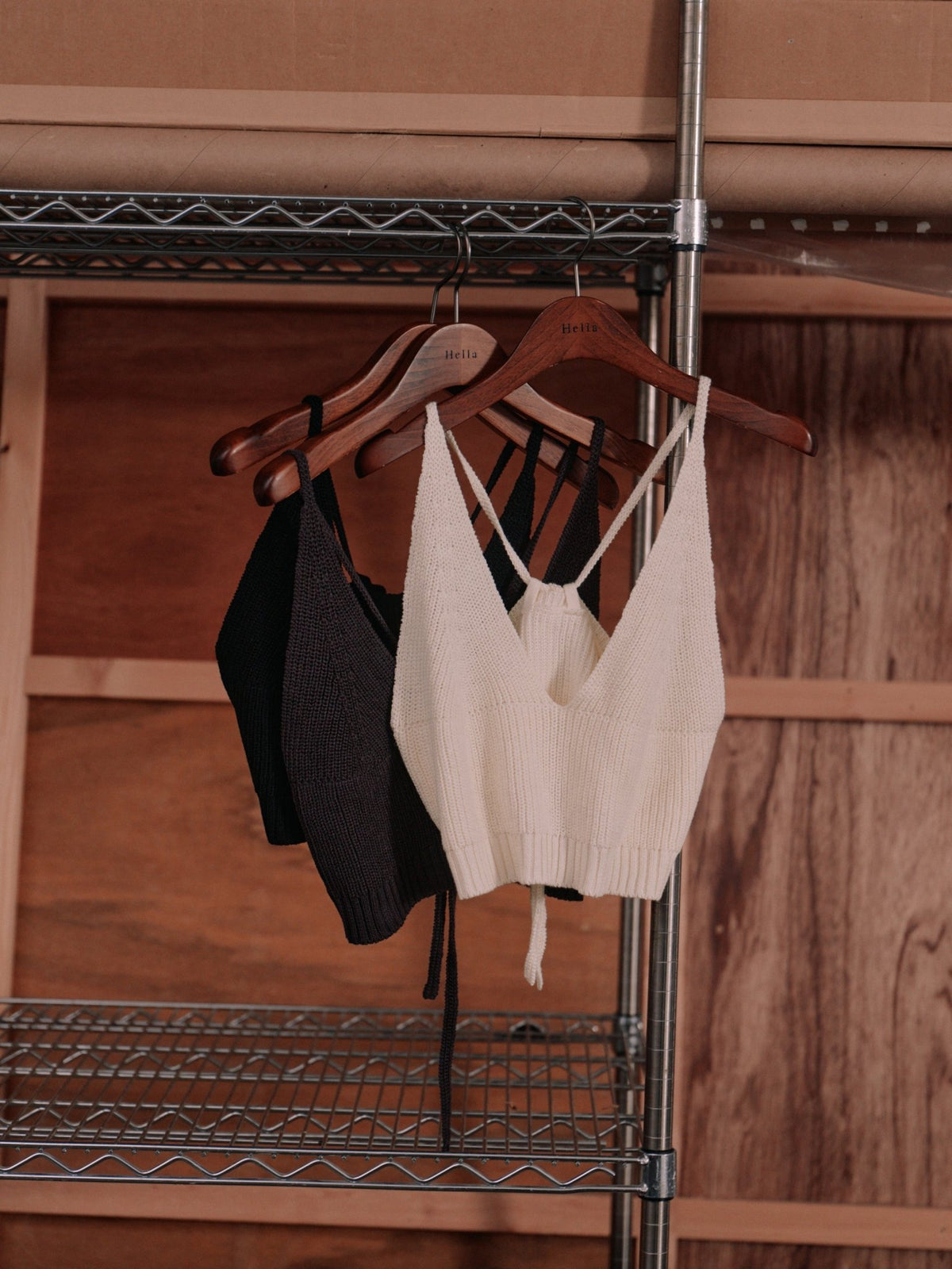 【Hella 2027 SS】ramie knit bustier - 4月下旬頃発送 - Champdelarose