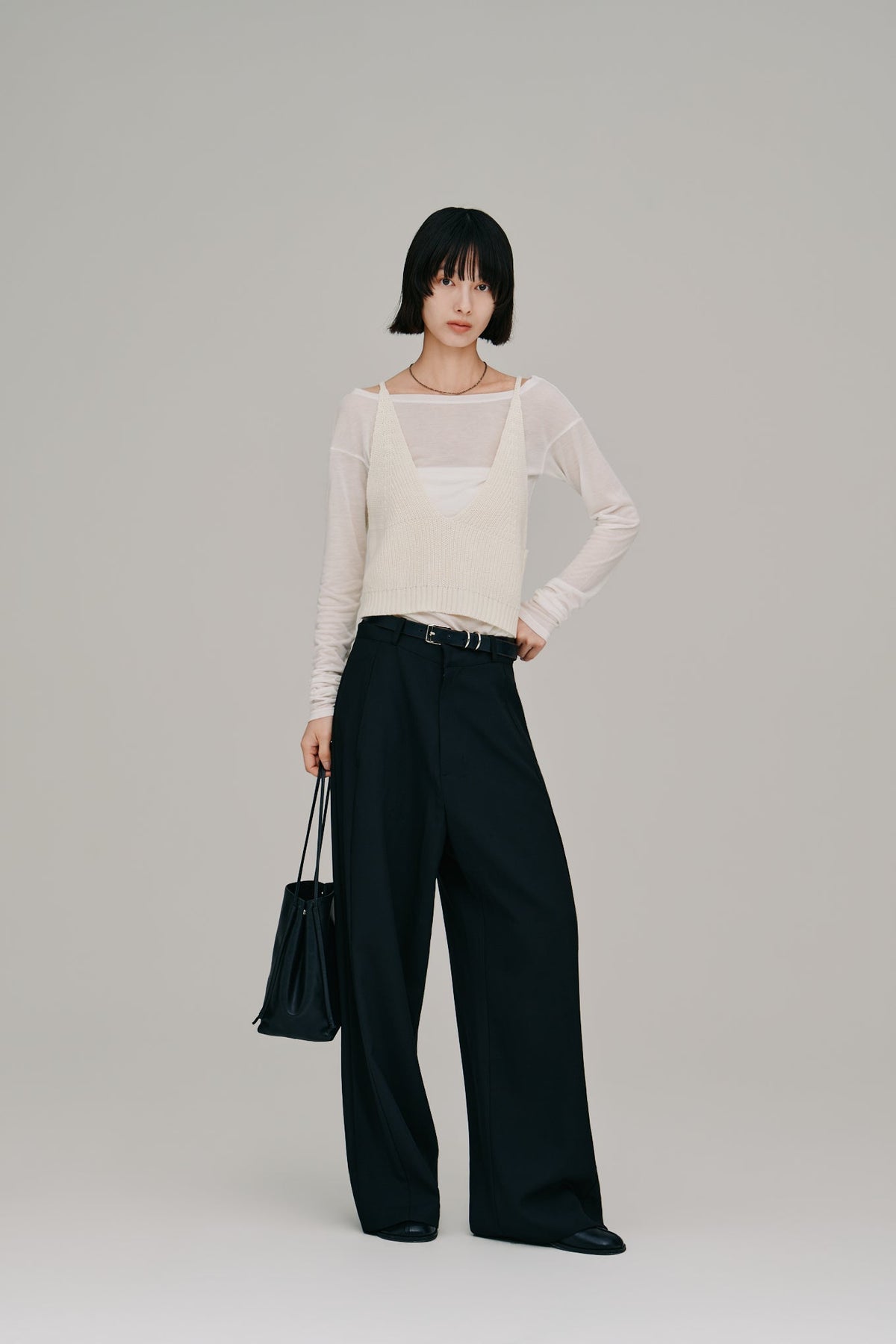 【Hella 2027 SS】ramie knit bustier - 4月下旬頃発送 - Champdelarose