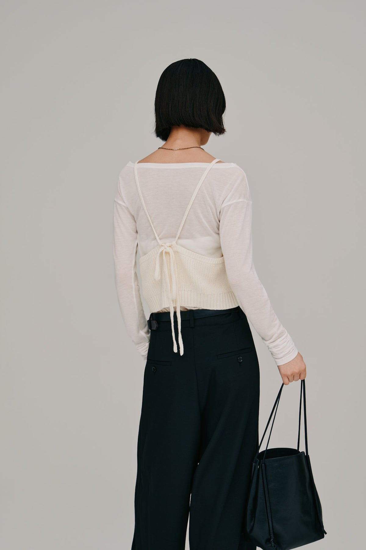 【Hella 2027 SS】ramie knit bustier - 4月下旬頃発送 - Champdelarose
