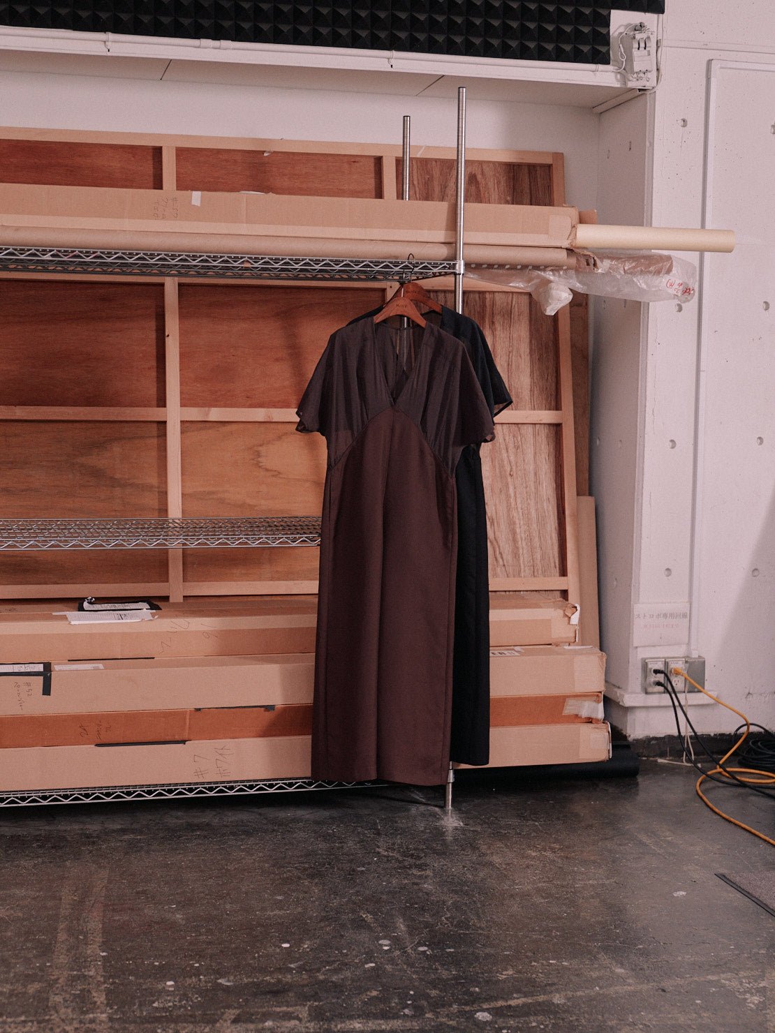 【Hella 2027 SS】sheer yoke jumpsuit - 3月下旬頃発送 - Champdelarose