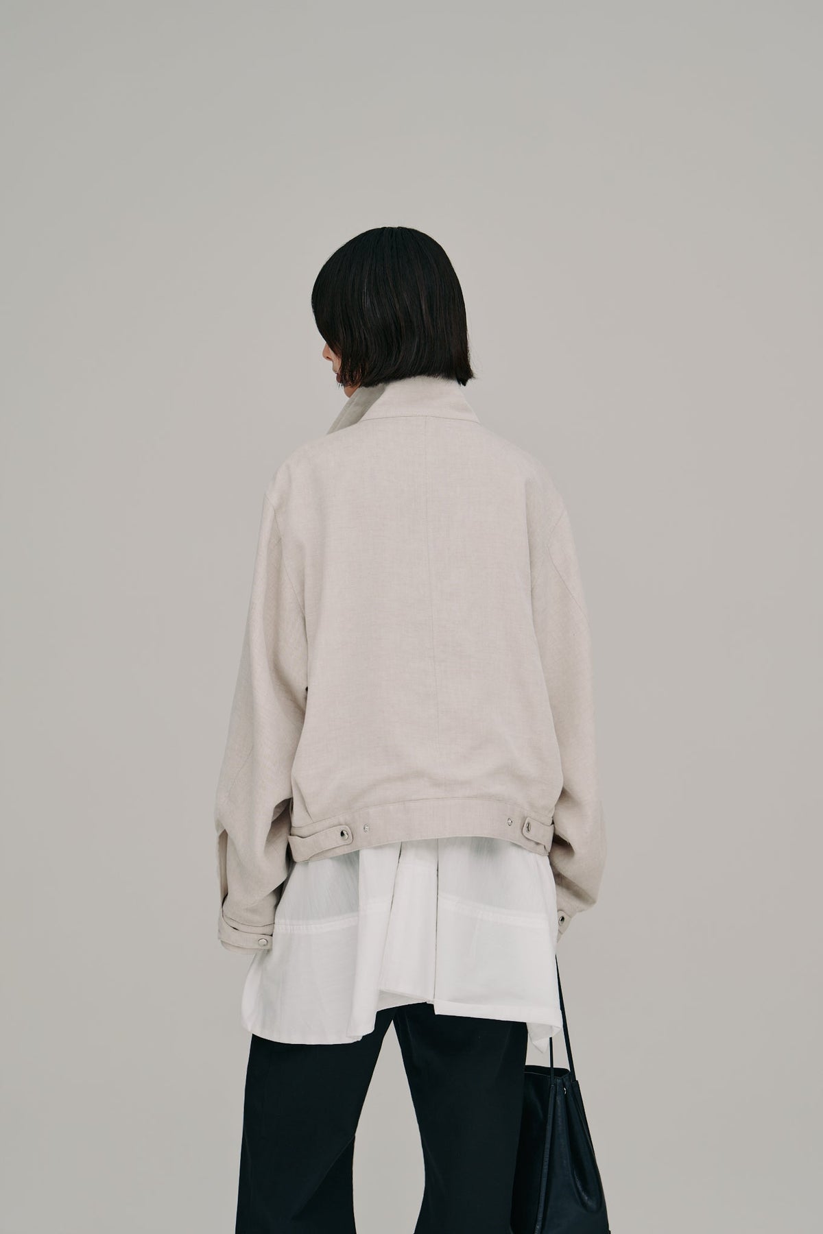 【Hella 2027 SS】stand collar blouson - 3月下旬頃発送 - Champdelarose