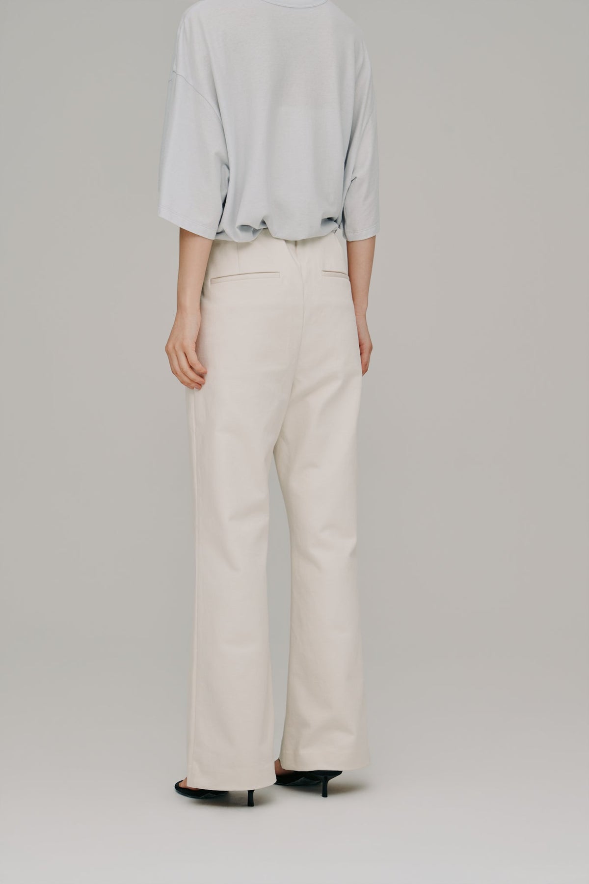 【Hella 2027 SS】stretch flare pants - 3月下旬頃発送 - Champdelarose