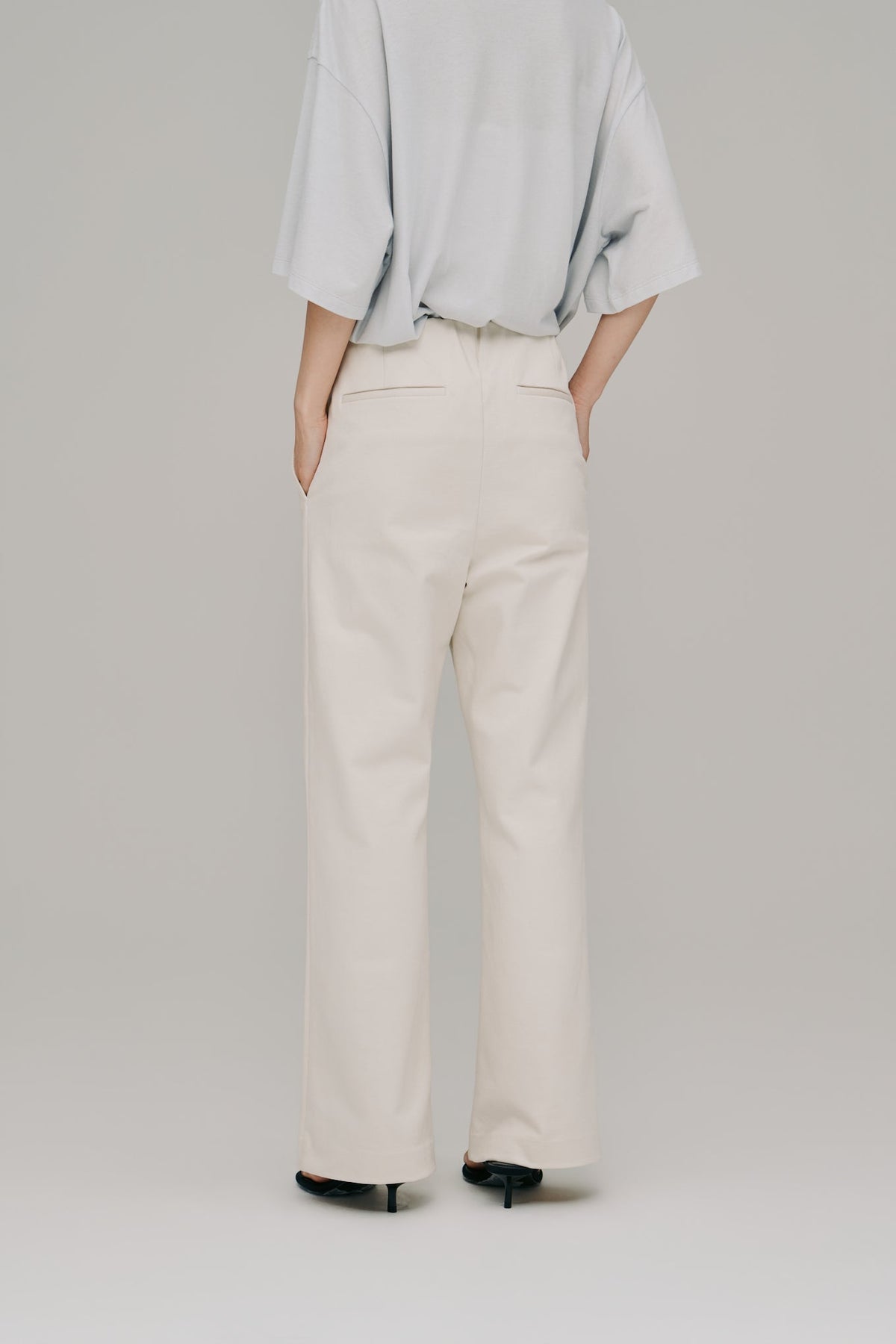 【Hella 2027 SS】stretch flare pants - 3月下旬頃発送 - Champdelarose