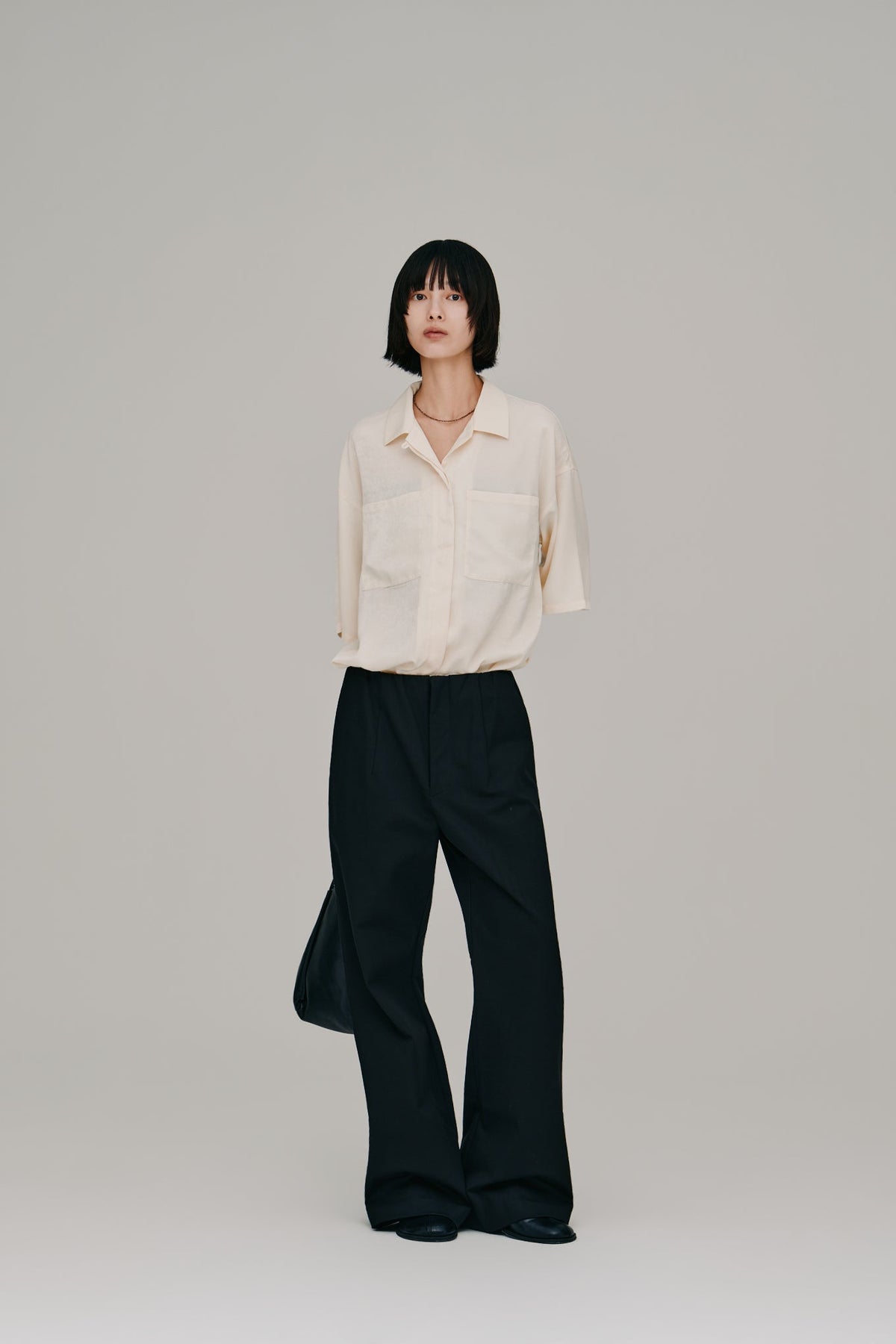 【Hella 2027 SS】stretch flare pants - 3月下旬頃発送 - Champdelarose