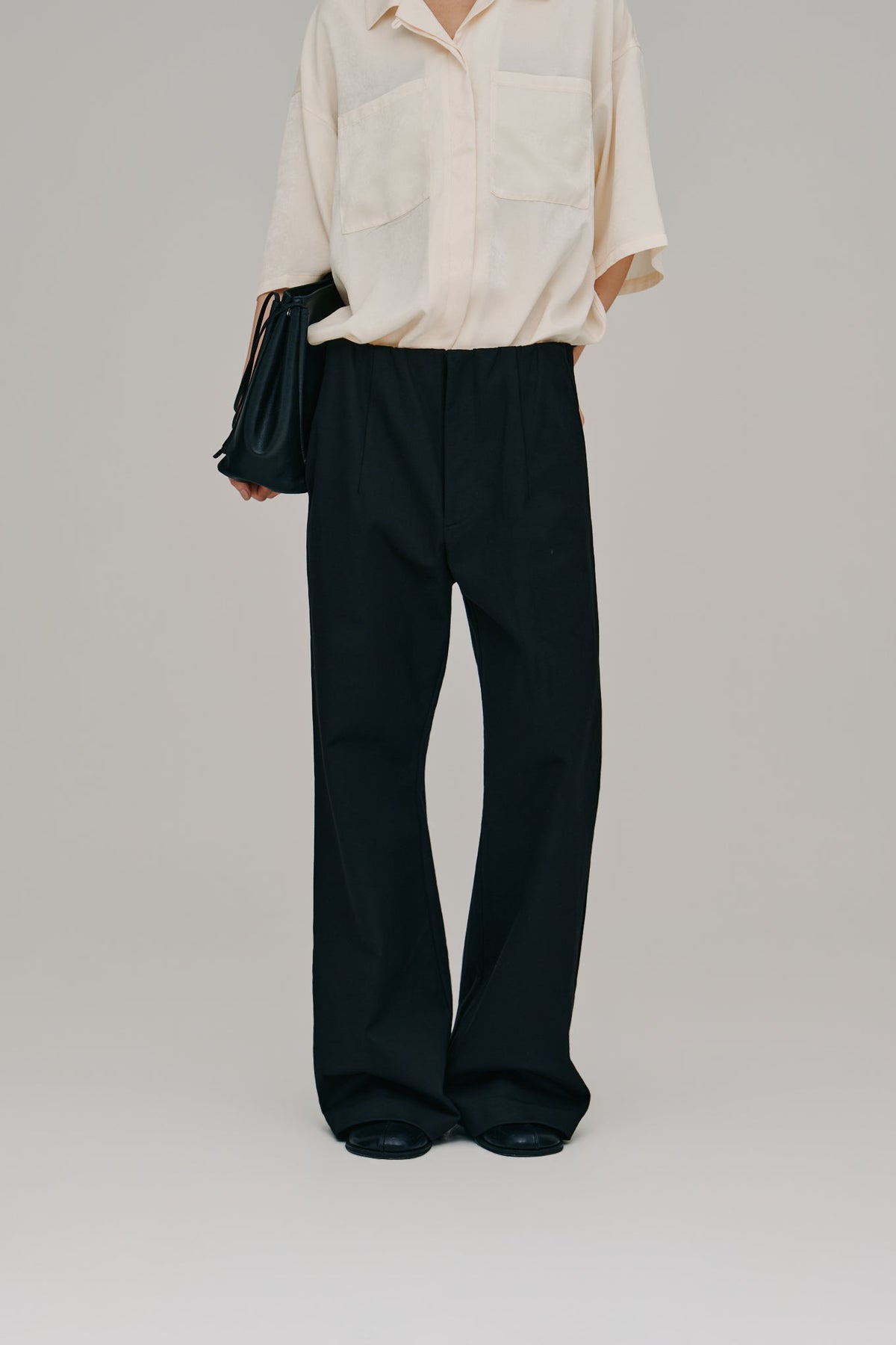 【Hella 2027 SS】stretch flare pants - 3月下旬頃発送 - Champdelarose