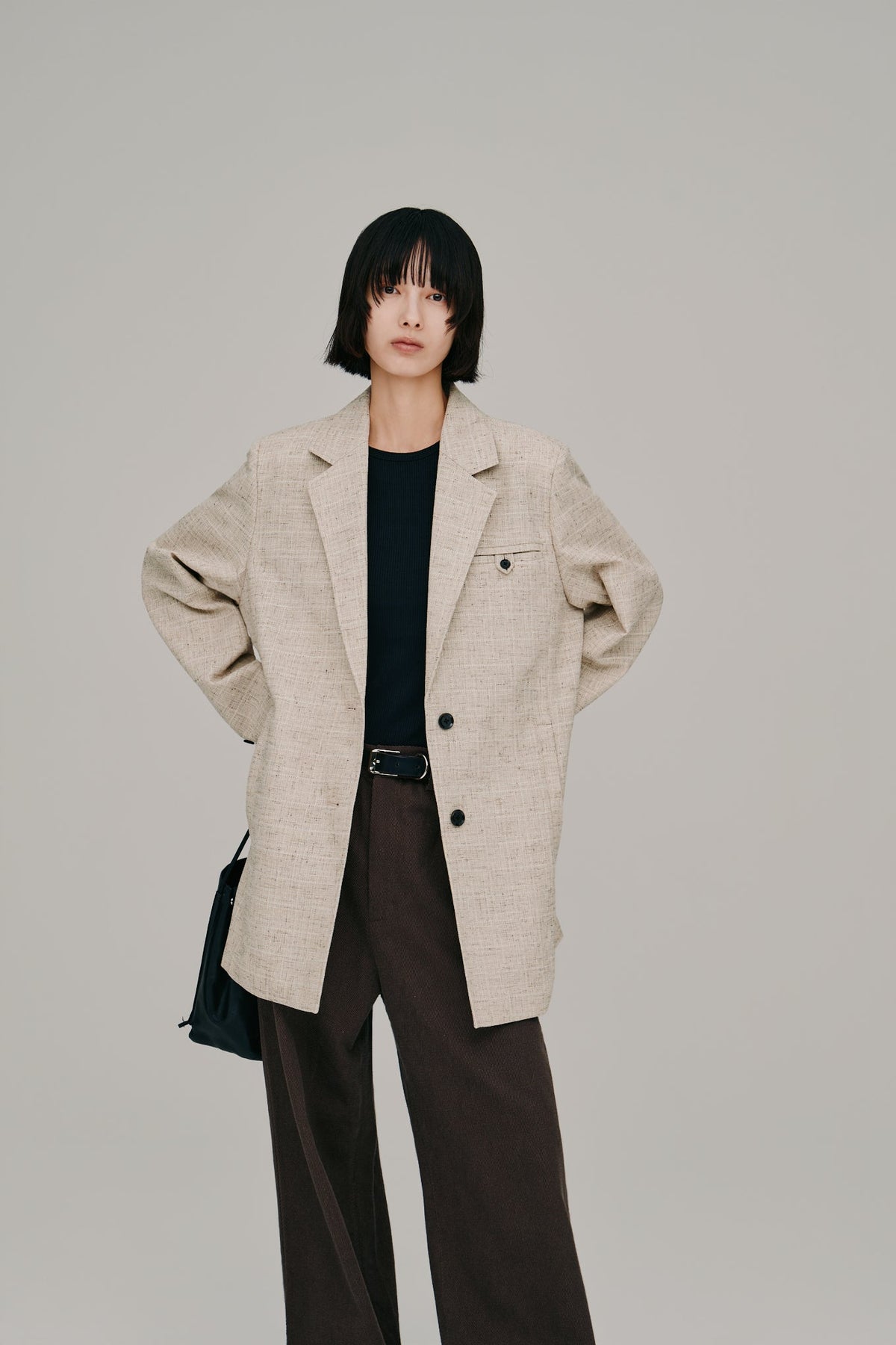 【Hella 2027 SS】tweed tailored jacket - 2月下旬頃発送 - Champdelarose