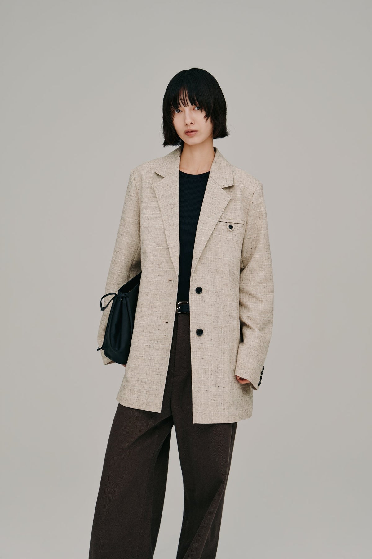 【Hella 2027 SS】tweed tailored jacket - 2月下旬頃発送 - Champdelarose