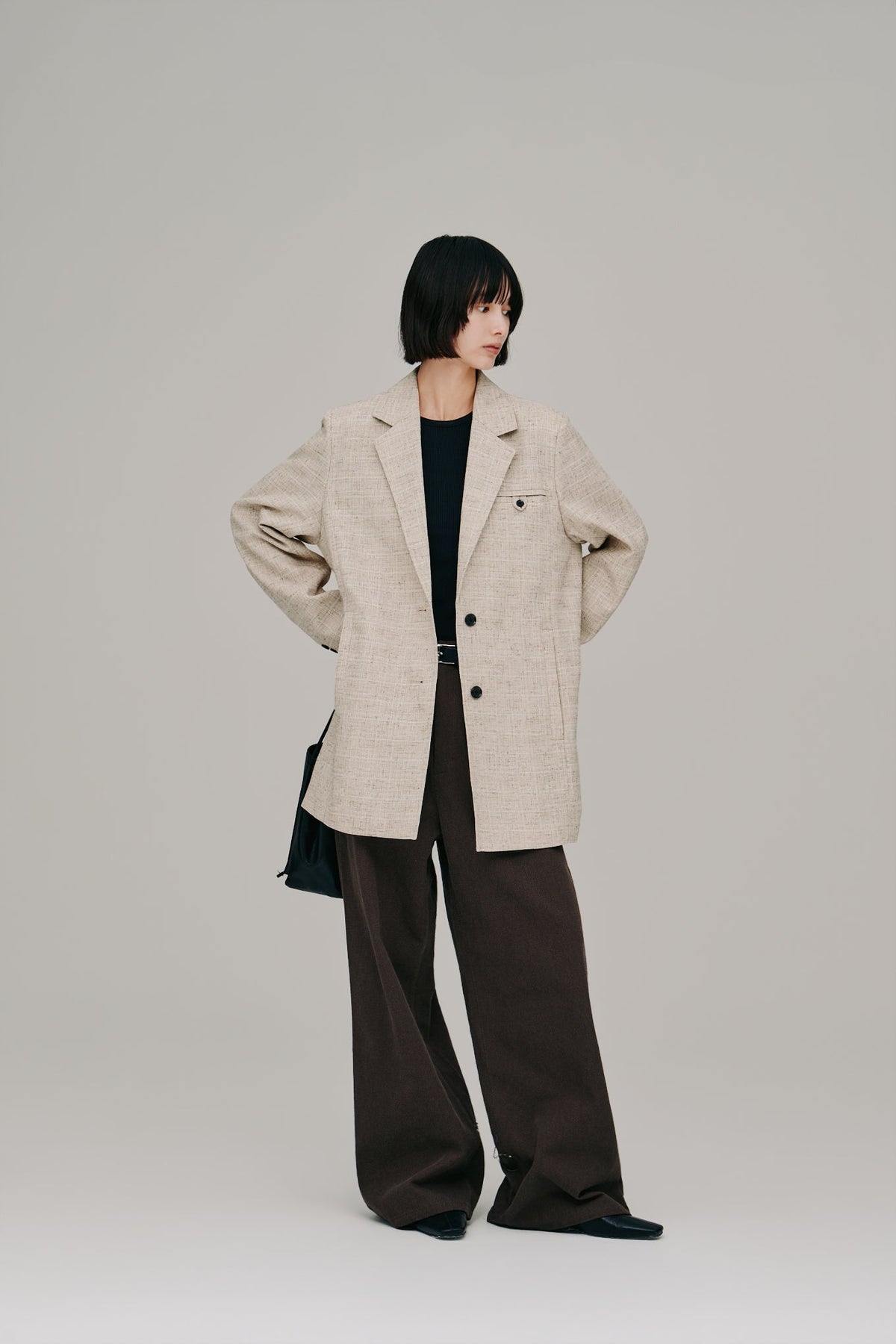 【Hella 2027 SS】tweed tailored jacket - 2月下旬頃発送 - Champdelarose