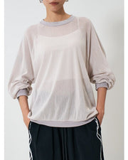 【YENN 2026 SPRING】COTTON TULLE WIDE PO