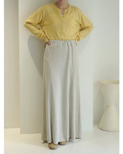 【YENN 26-27 WINTER/PRE-SPRING】THERMAL FLARE SK - 10月中旬頃発送