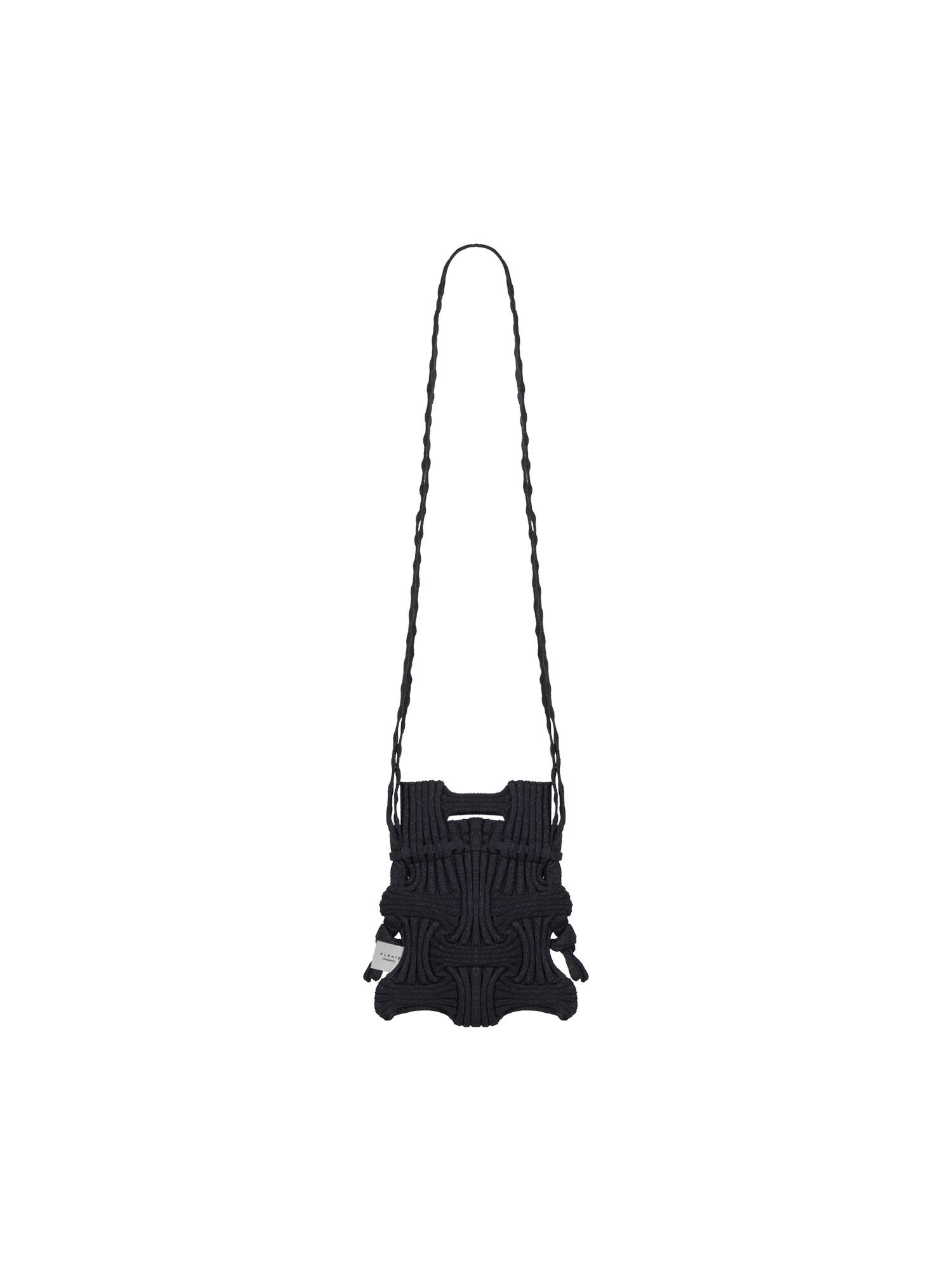 Rain 韓国発！（K002）プリーツママミニクロスボウバックライトブルー PLEATS MAMA(プリーツママ)】MINI BOW BAG ミニボウバッグPLEATS