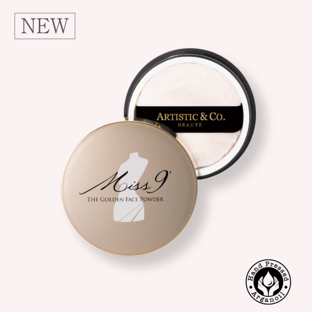 【Miss 9'】ミスナイン ザ ゴールデンフェイスパウダー 03 （クリアベージュ）