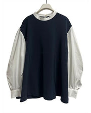 【CHIGNON 2026 PRE-SPRING】ボリューム袖ハイネックBL